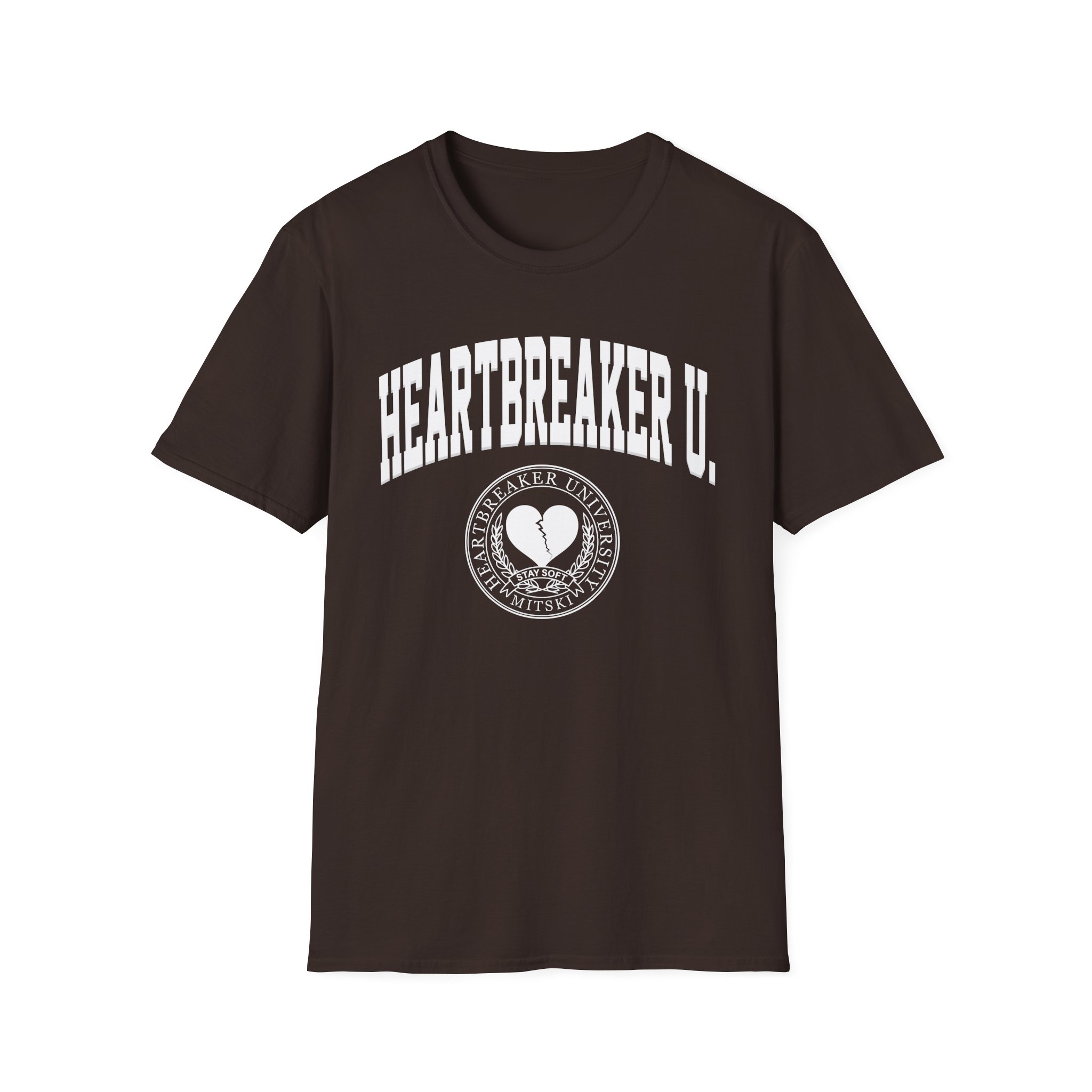 Mitski Heartbreaker University Unisex Softstyle T-Shirt - Image 5