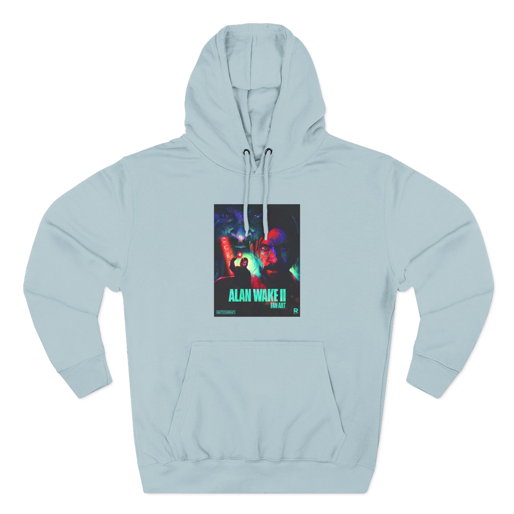 Alan Wake Fan Art Three-Panel Fleece Hoodie - Image 15