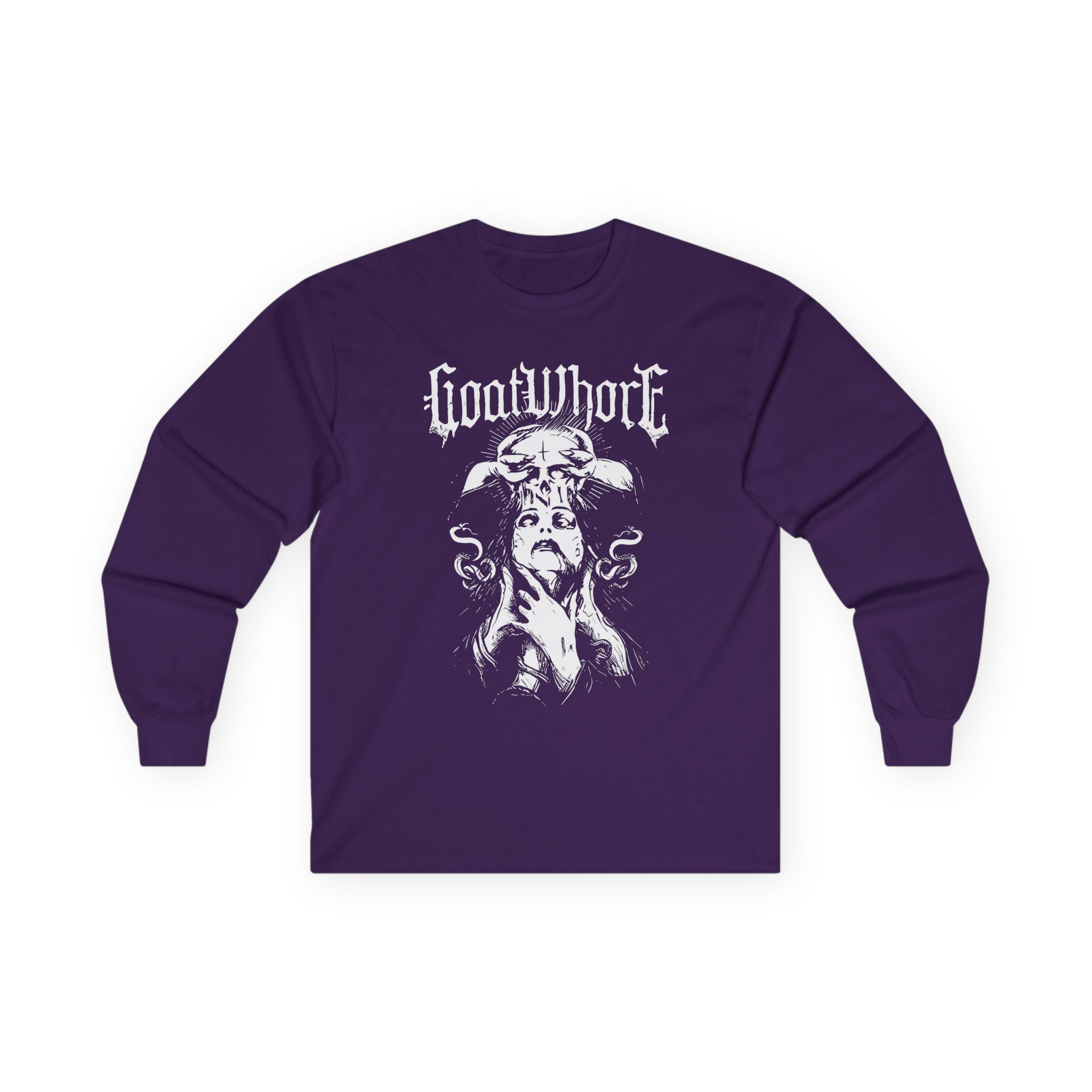Goatwhore Satan's Flesh Unisex Ultra Cotton Long Sleeve Tee - Image 11
