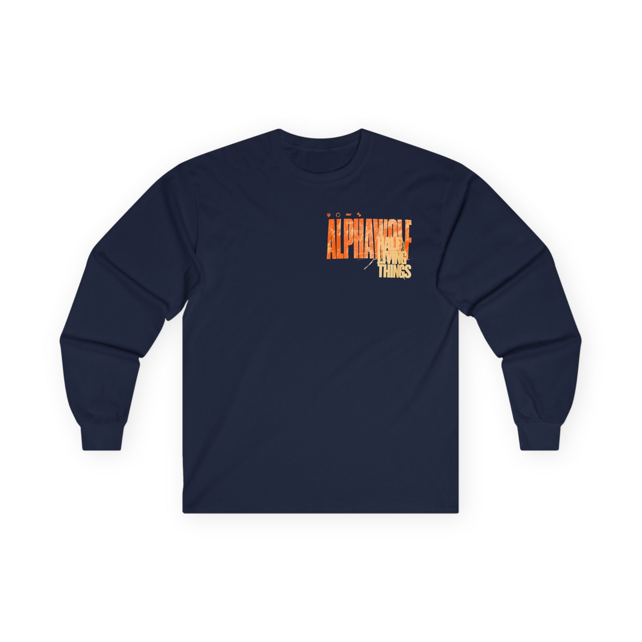 Alpha Wolf Clock Unisex Ultra Cotton Long Sleeve Tee - Image 7