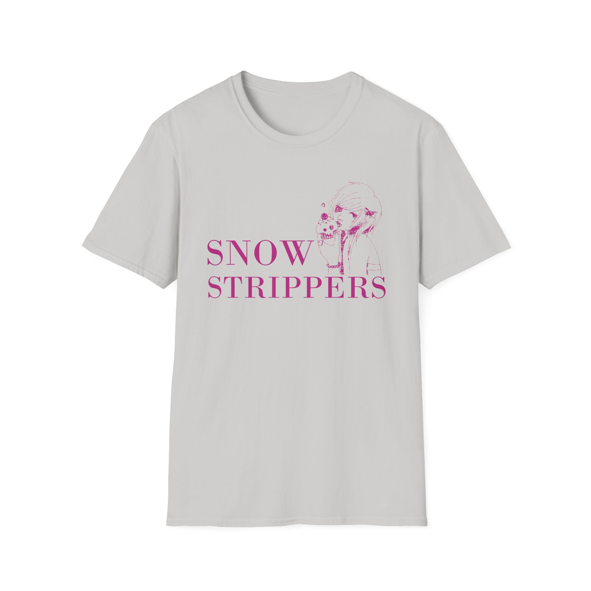 Snow Strippers Unisex Softstyle T-Shirt - Image 5