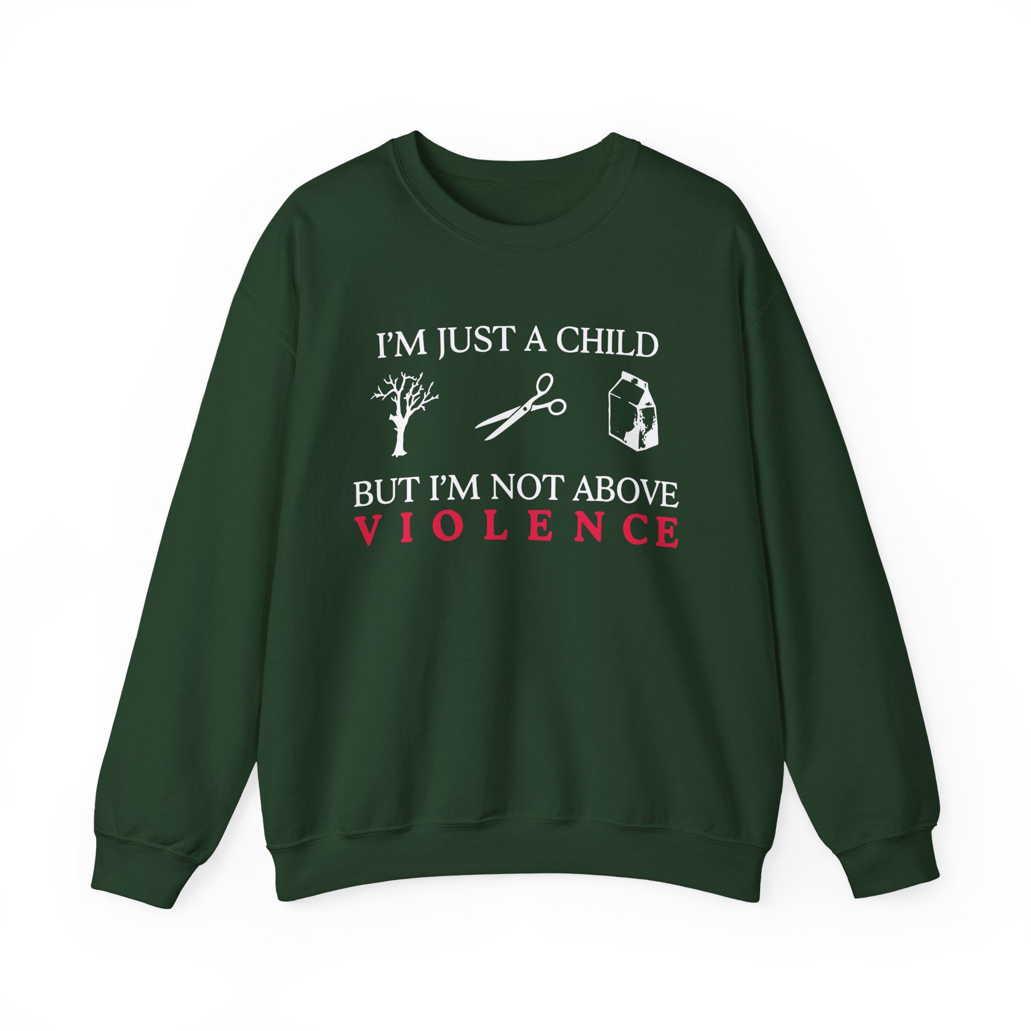 Ethel Cain Not Above Violence Unisex Heavy Blend™ Crewneck Sweatshirt - Image 9