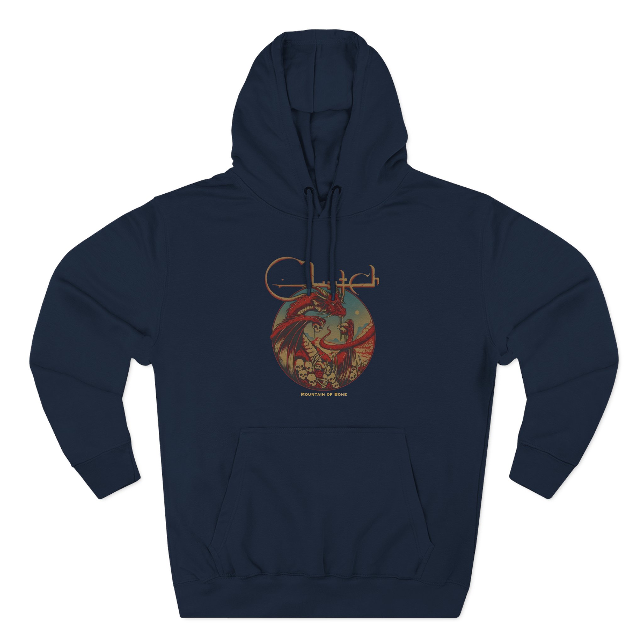 Clutch Mountain Of Bone Three-Panel Fleece Hoodie - Image 13