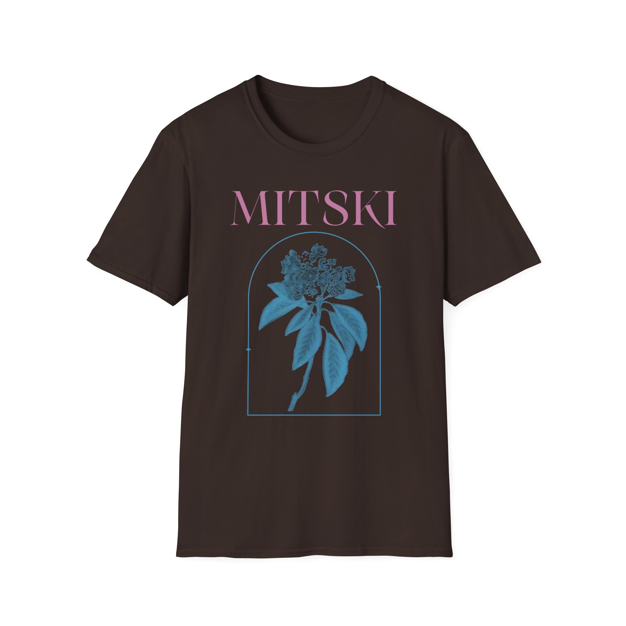 Mitski Mountain Laurel Raglan Unisex Softstyle T-Shirt - Image 3