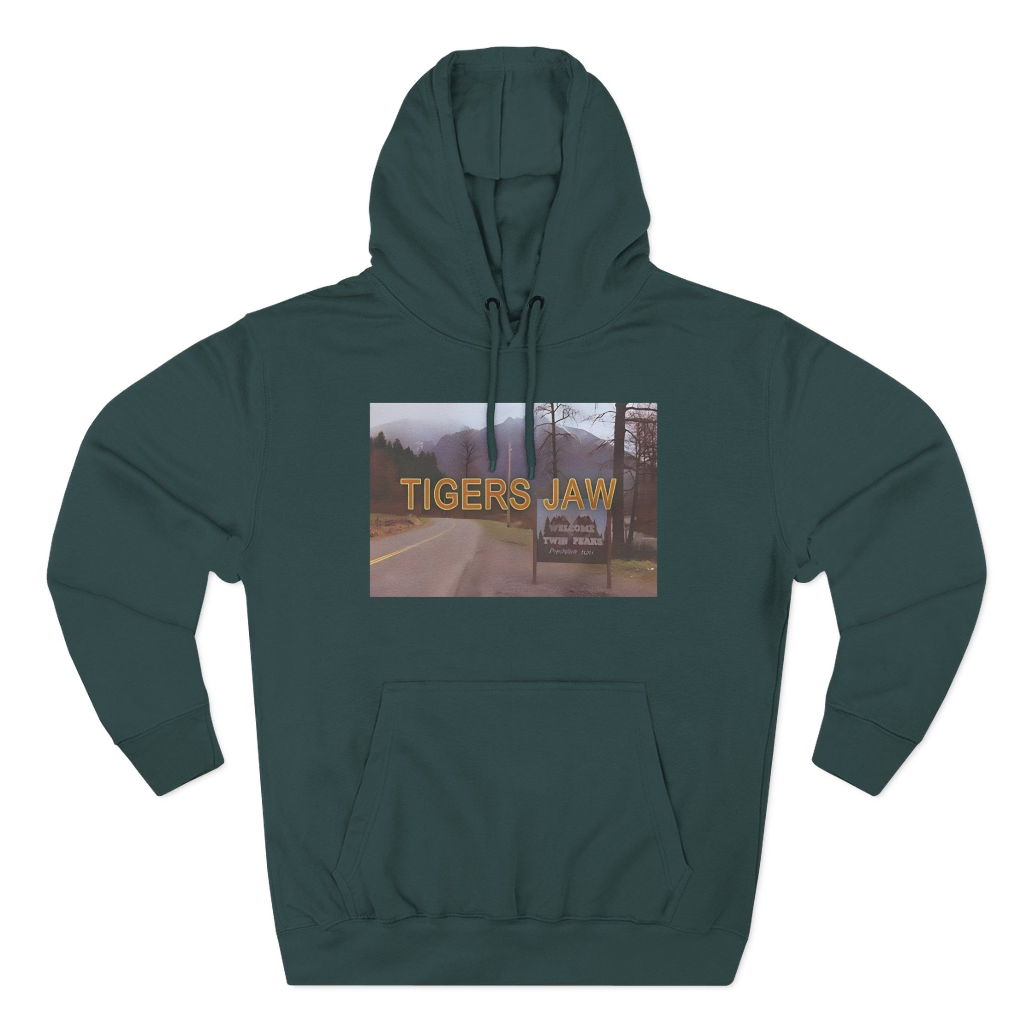 Tigers Jaw Twin Peaks Three-Panel Fleece Hoodie - Image 15