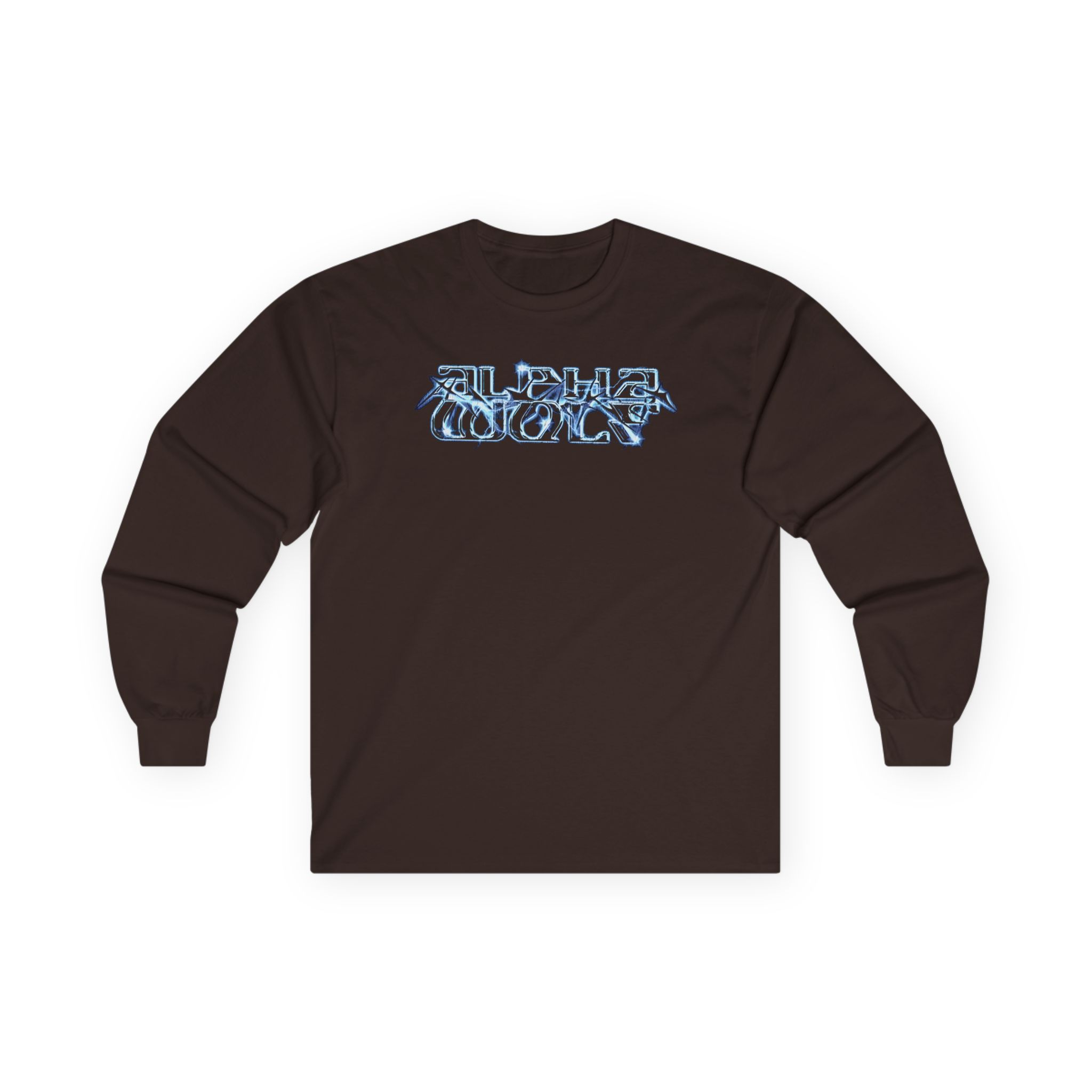 Alpha Wolf Xenon Unisex Ultra Cotton Long Sleeve Tee - Image 3