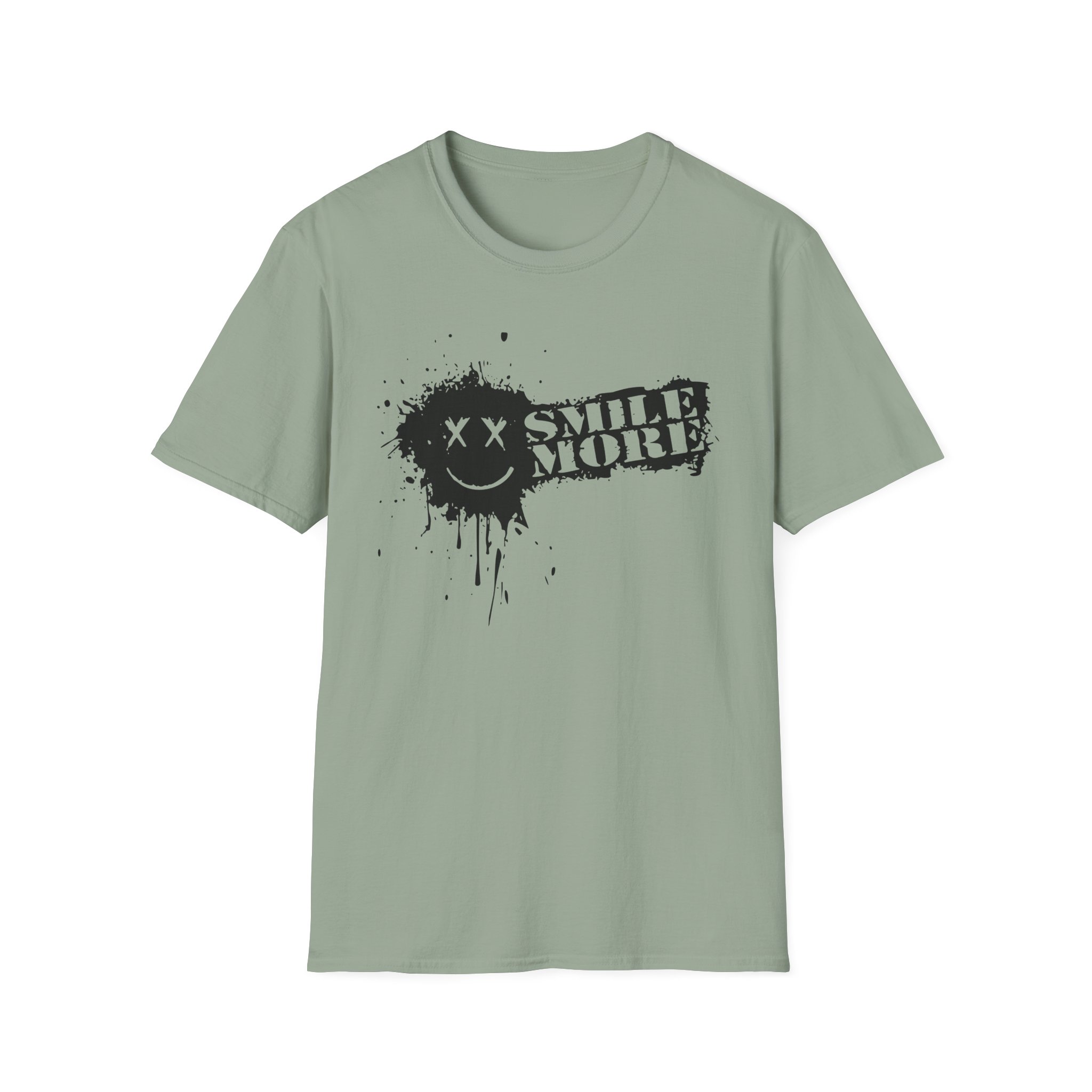 Roman Atwood Smile More Splatter Unisex Softstyle T-Shirt - Image 11