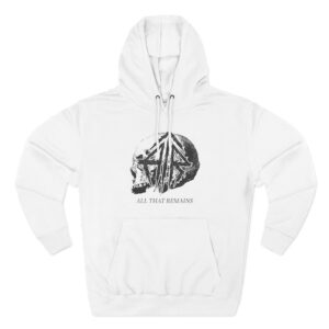 All That Remains Tie Dye Skull Three-Panel Fleece Hoodie