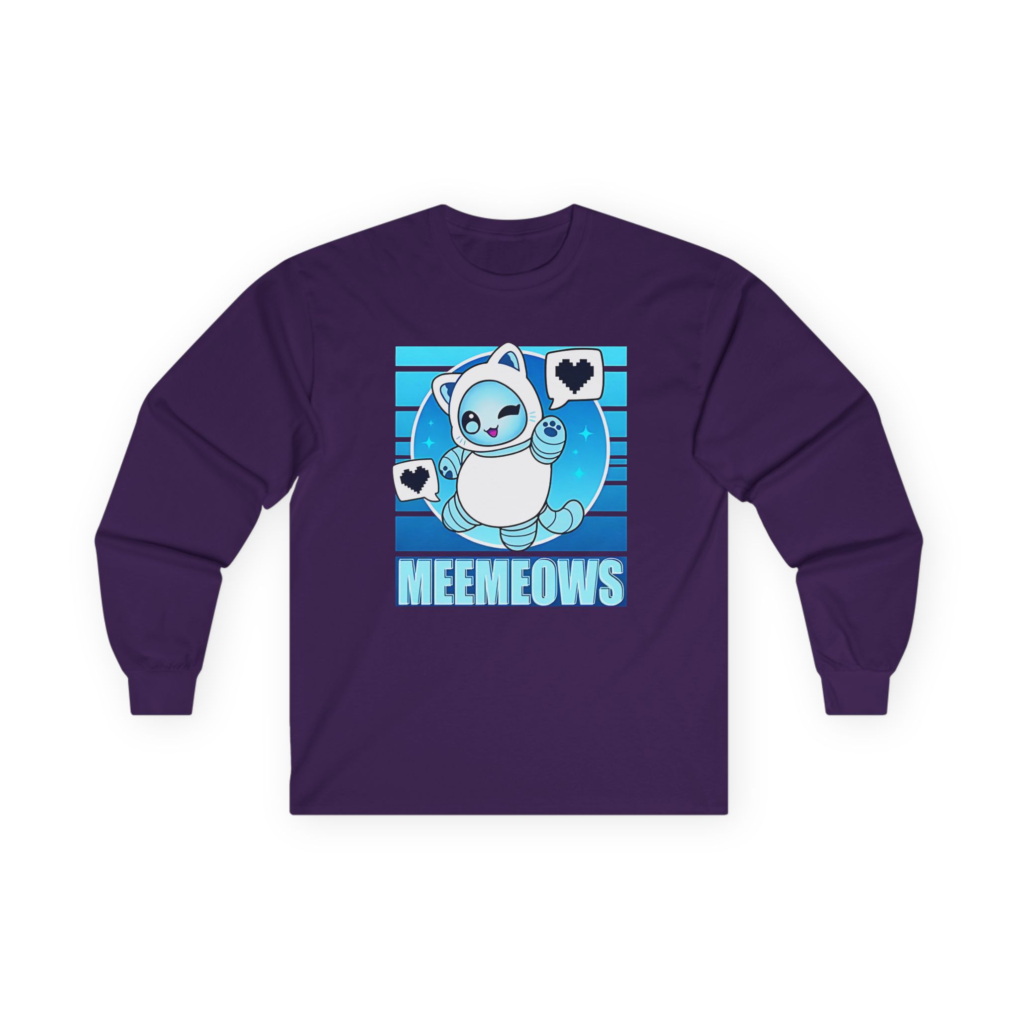 Aphmau Robot Cat Unisex Ultra Cotton Long Sleeve Tee - Image 17