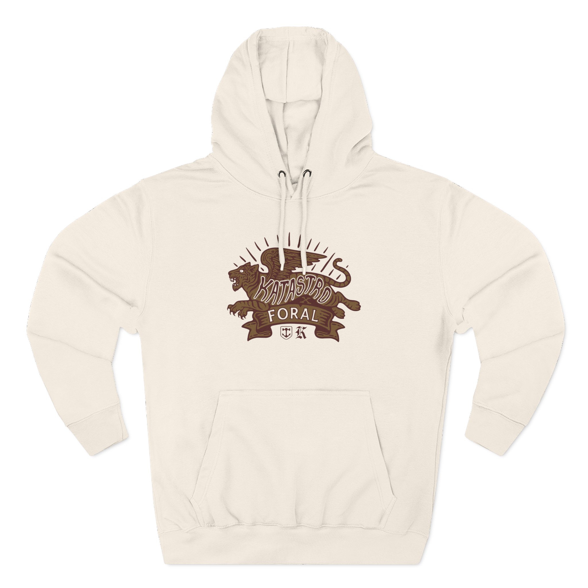 Katastro Foral Three-Panel Fleece Hoodie - Image 7