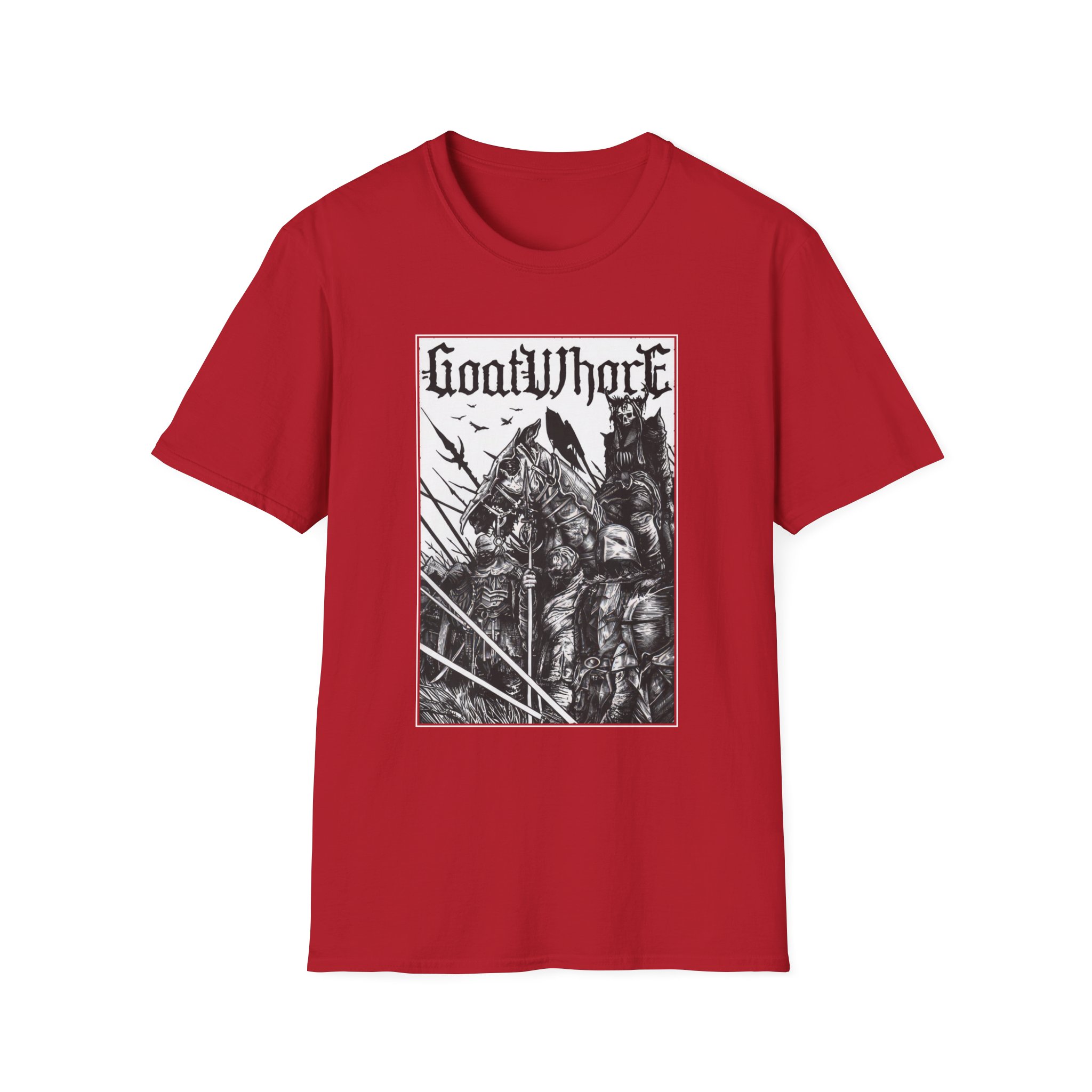 Goatwhore no Mercy Unisex Softstyle T-Shirt - Image 15