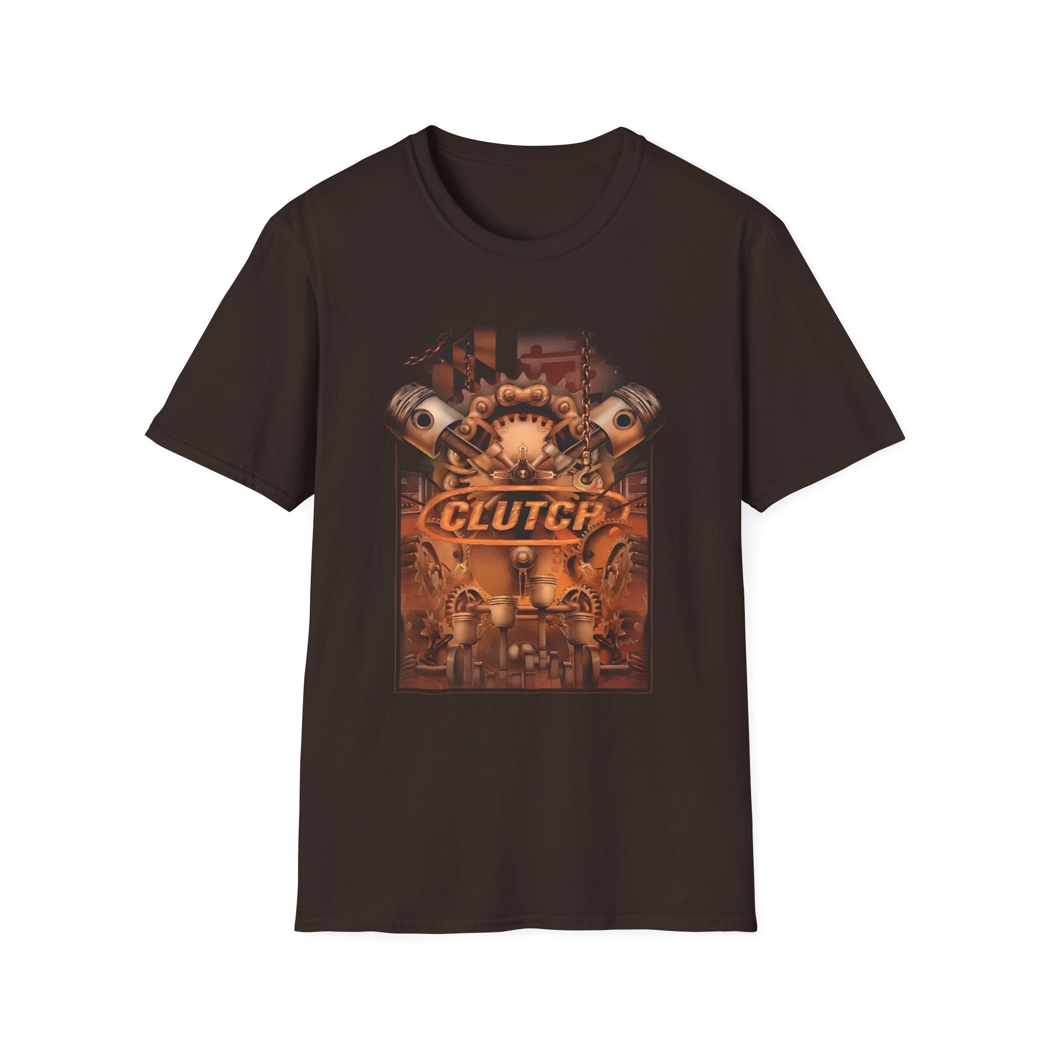 Clutch Doom Saloon Unisex Softstyle T-Shirt - Image 5