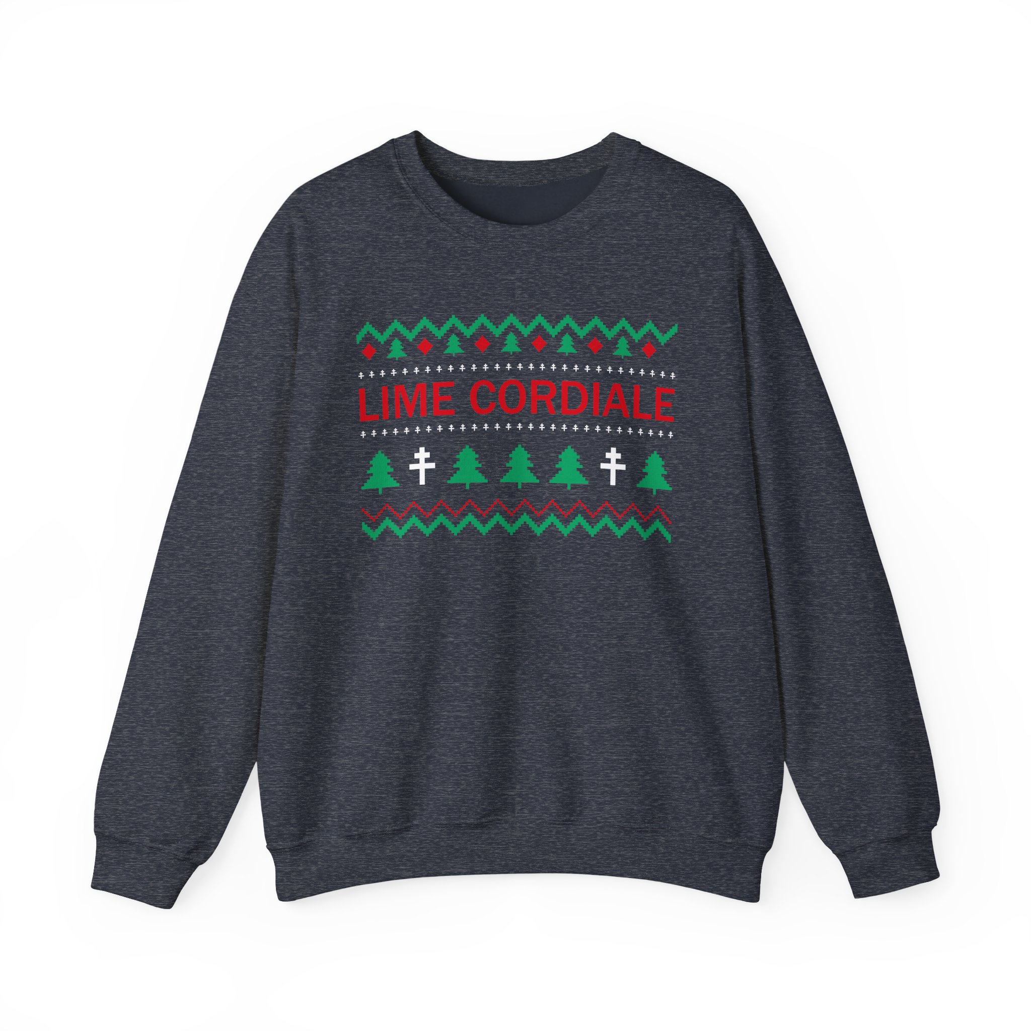 Lime Cordiale Unisex Heavy Blend™ Crewneck Sweatshirt - Image 7