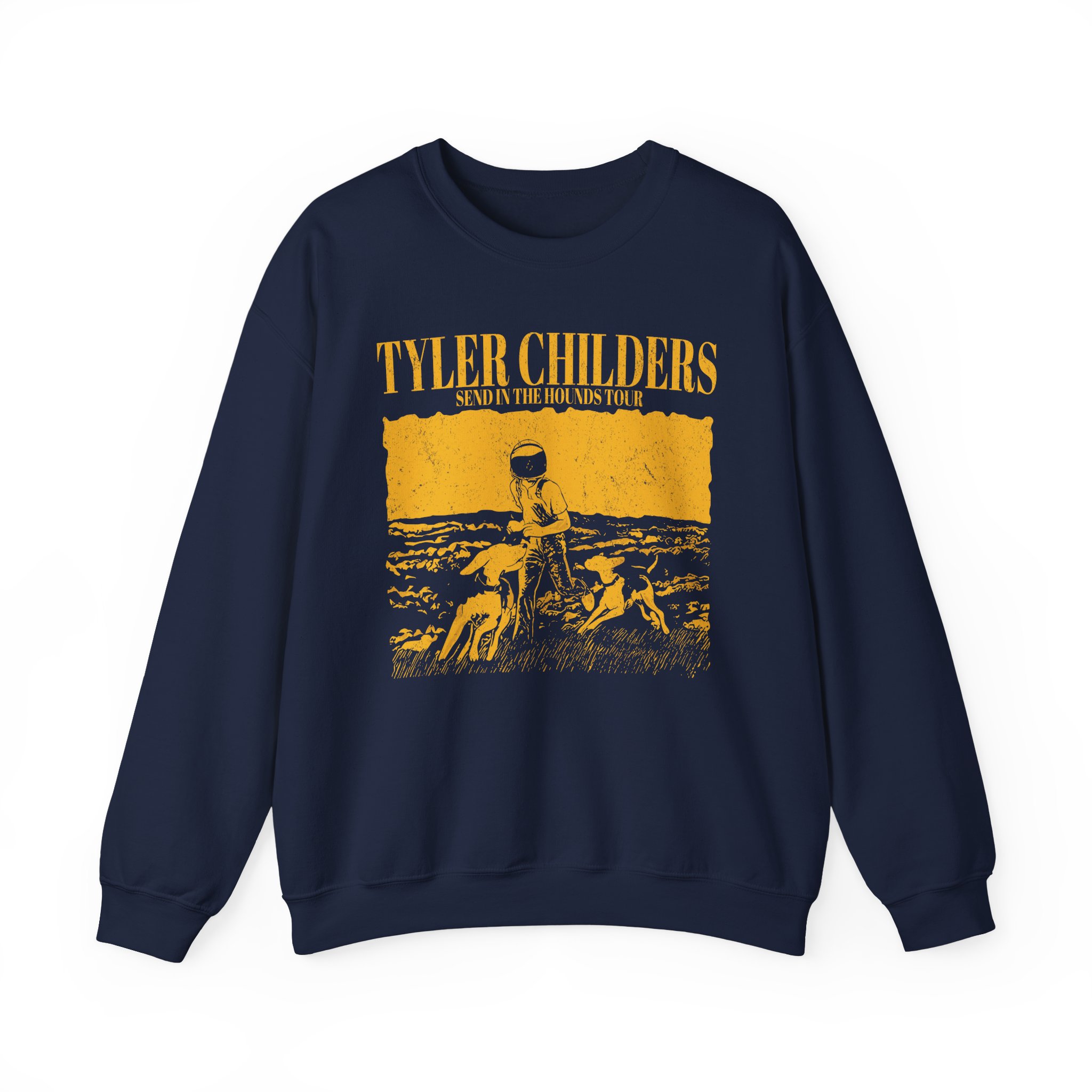 Tyler Childers Grey Hounds Tour Unisex Heavy Blend™ Crewneck Sweatshirt - Image 15