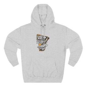 Colter Wall Guitar Sign Three-Panel Fleece Hoodie