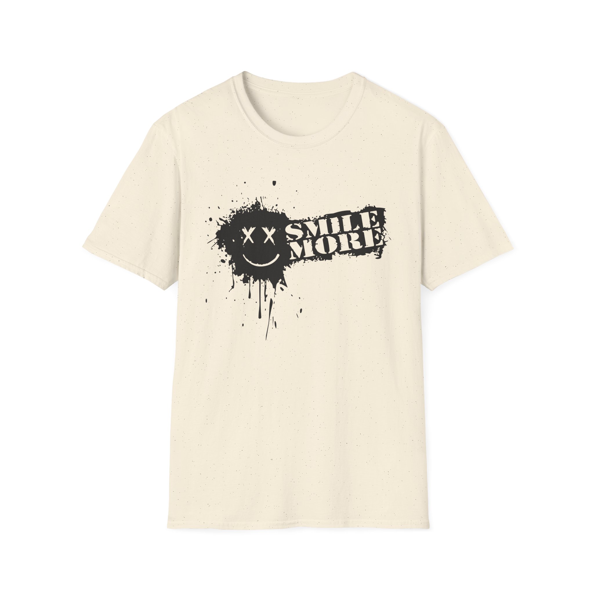 Roman Atwood Smile More Splatter Unisex Softstyle T-Shirt - Image 9