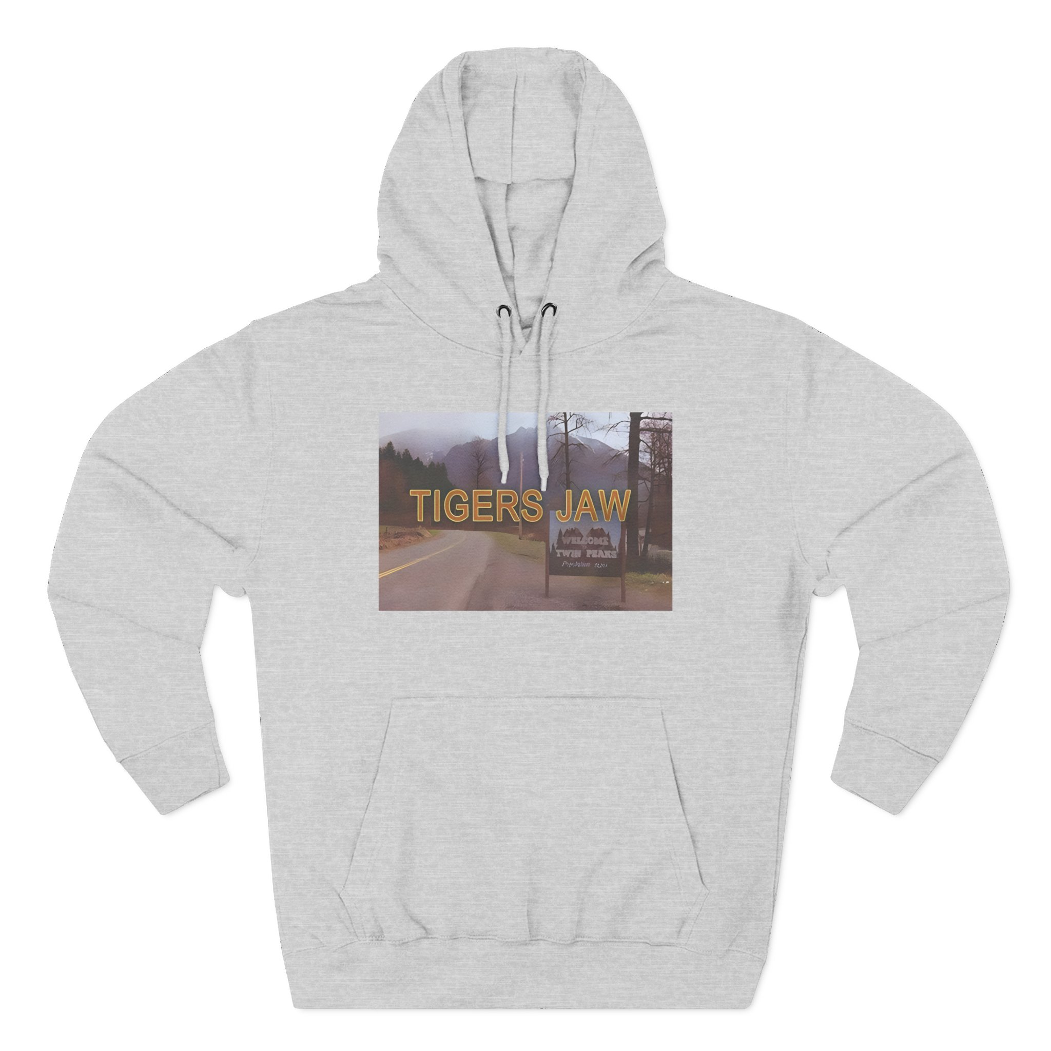 Tigers Jaw Twin Peaks Three-Panel Fleece Hoodie - Image 3