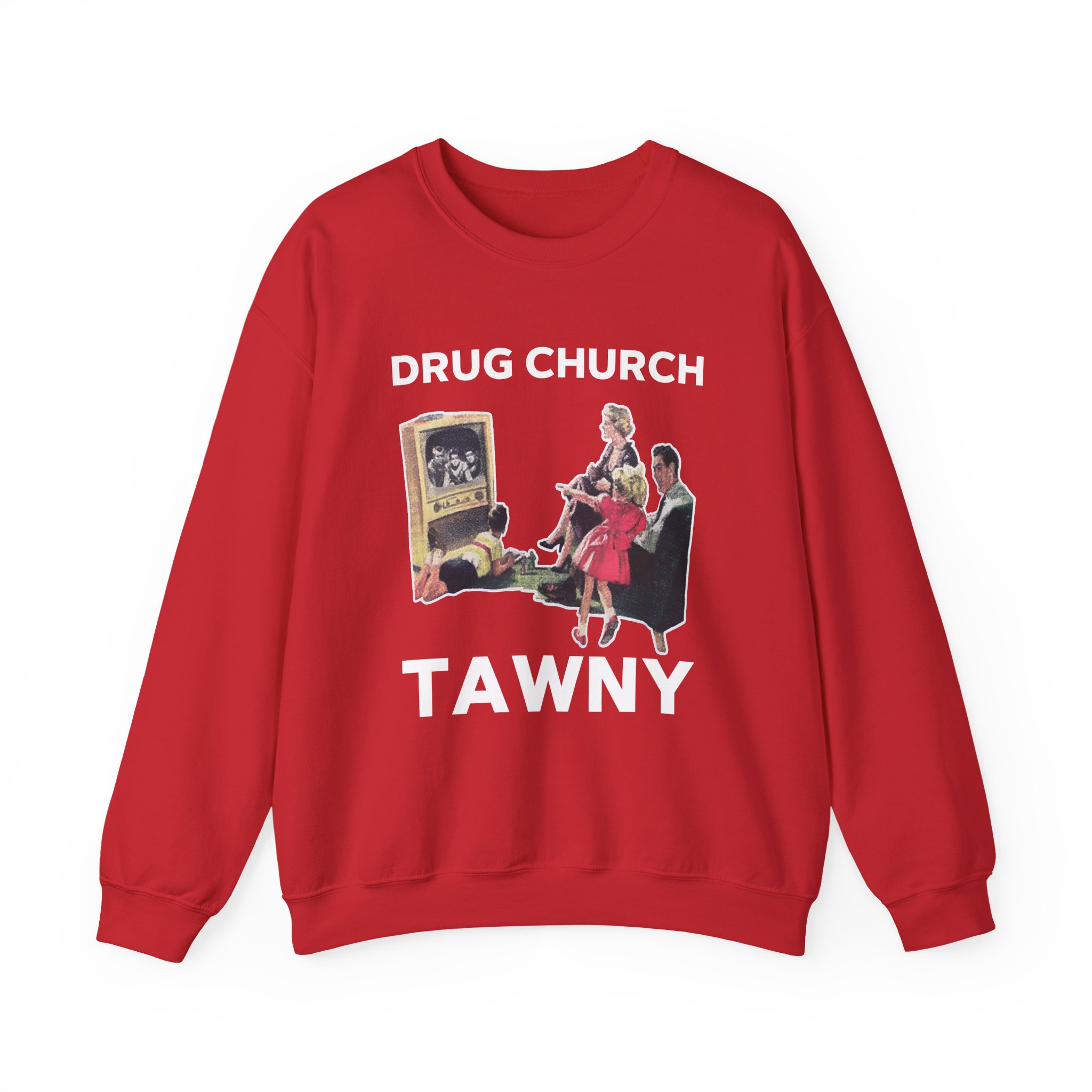 Drug Church TV Unisex Heavy Blend™ Crewneck Sweatshirt - Image 15