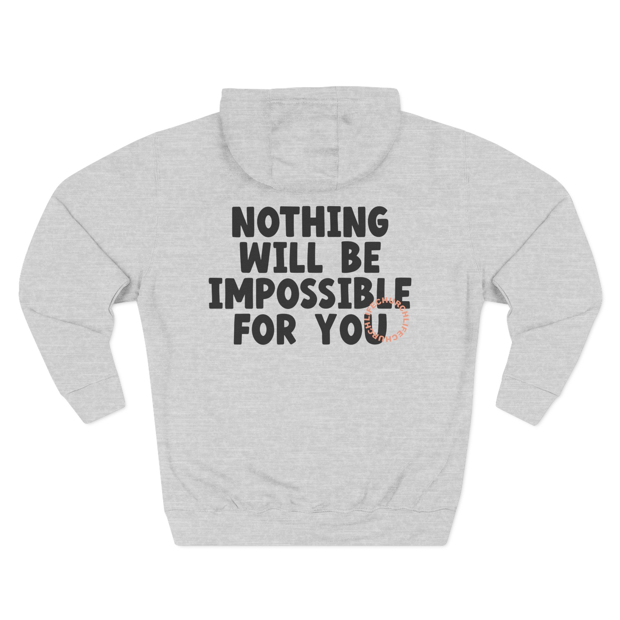 Life Church Move Mountains Three-Panel Fleece Hoodie - Image 4