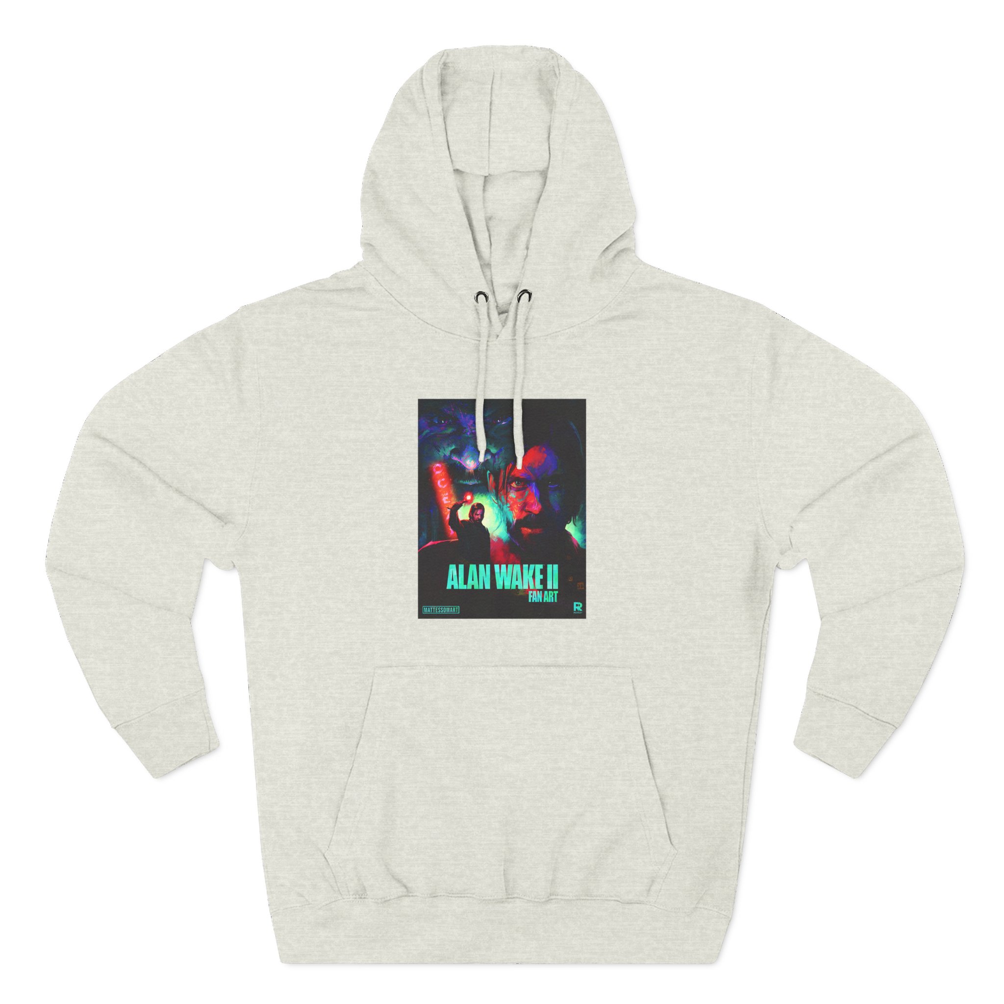 Alan Wake Fan Art Three-Panel Fleece Hoodie - Image 11
