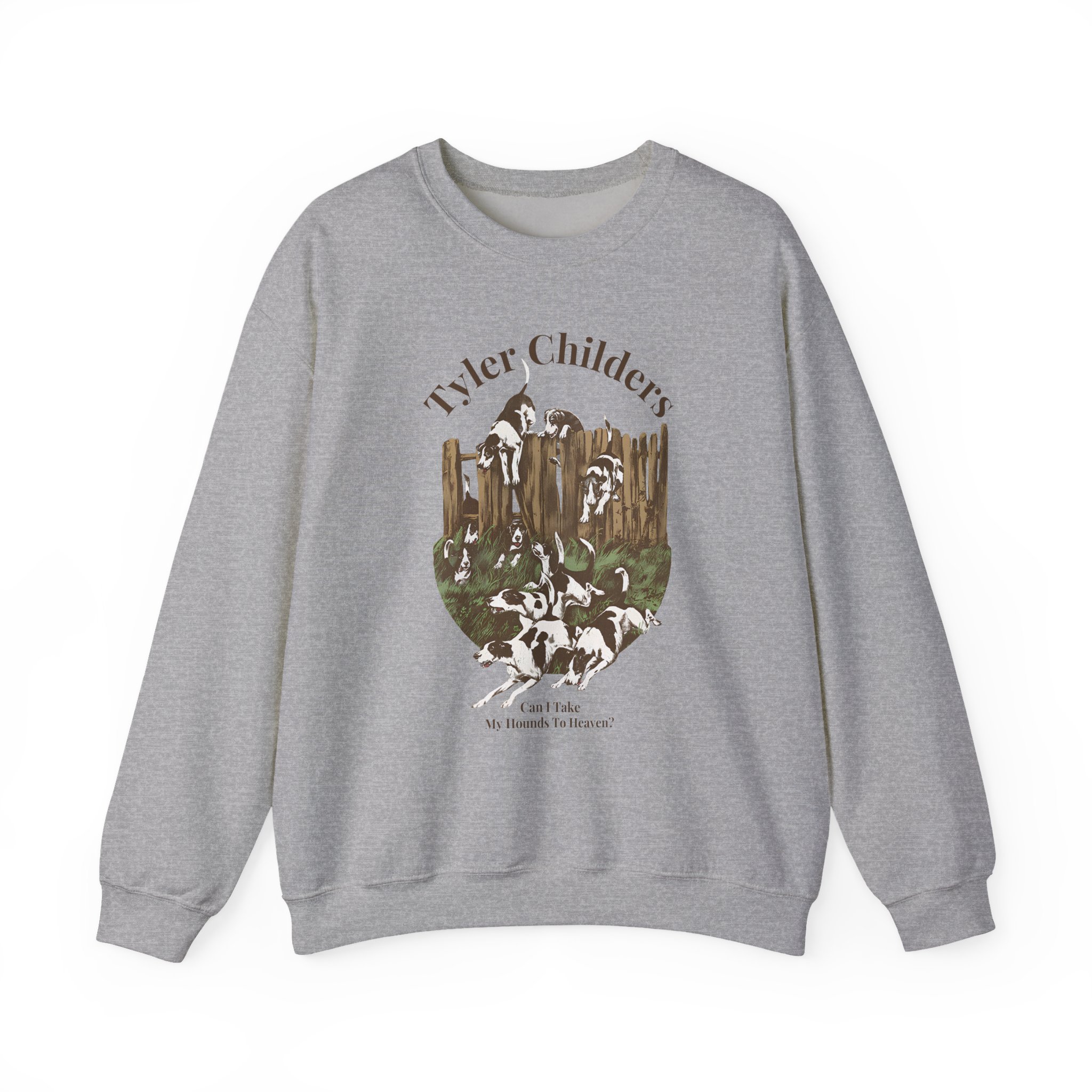 Tyler Childers Grey Hounds Unisex Heavy Blend™ Crewneck Sweatshirt