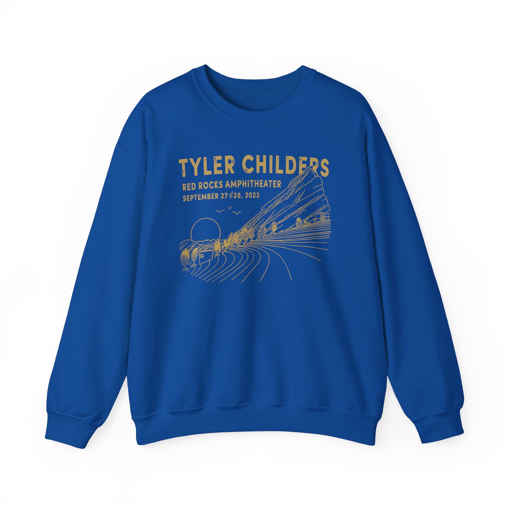 Tyler Childers Red Rocks '23 Unisex Heavy Blend™ Crewneck Sweatshirt - Image 15