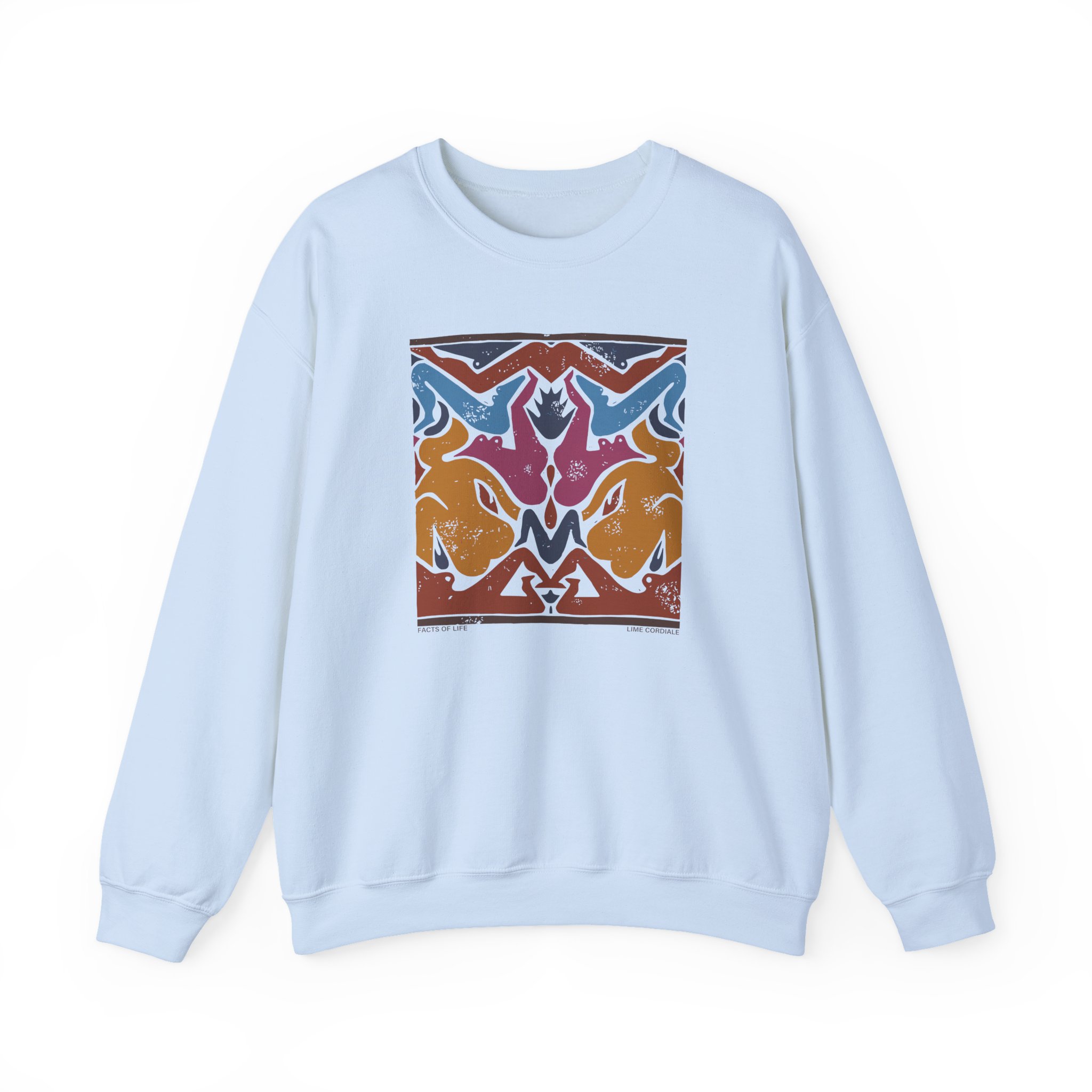 Lime Cordiale Facts of Life Unisex Heavy Blend™ Crewneck Sweatshirt - Image 9