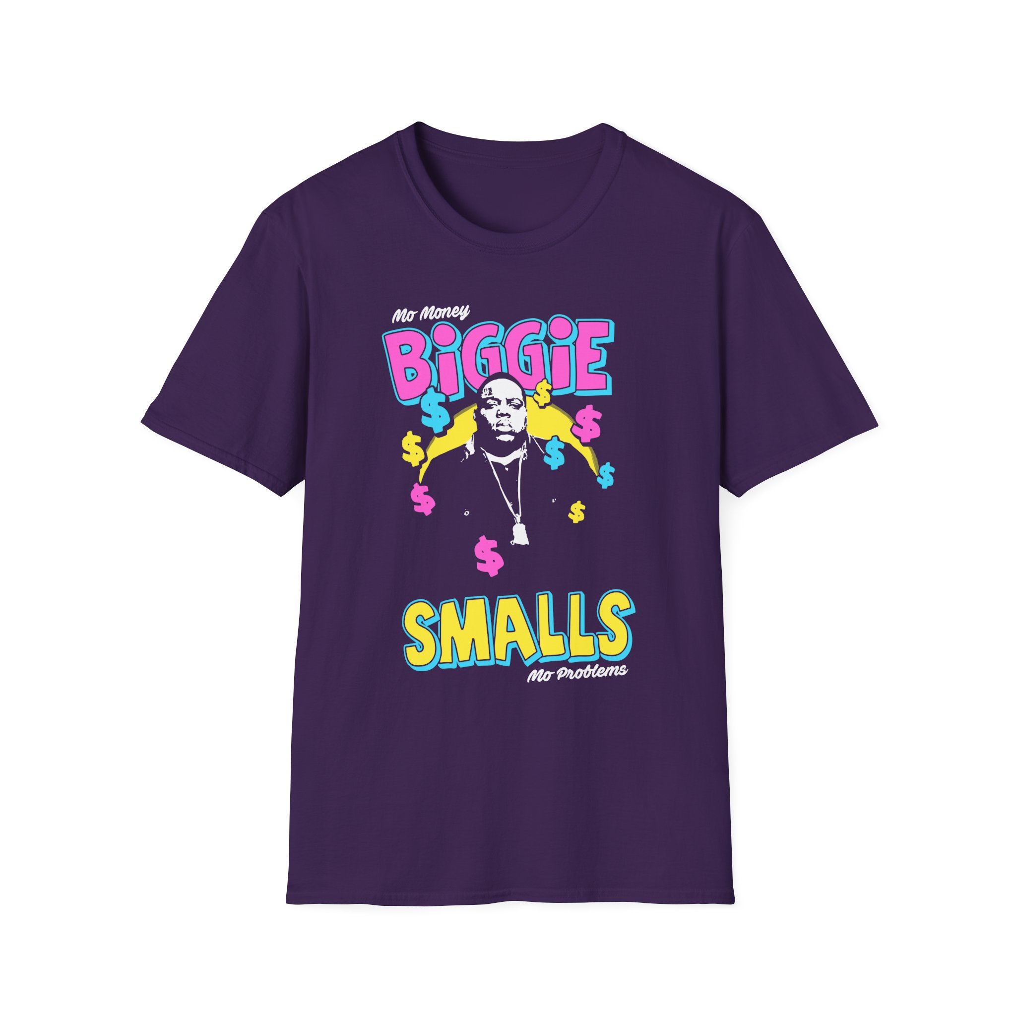 Biggie Smalls Mo Money Mo Problems Unisex Softstyle T-Shirt - Image 9