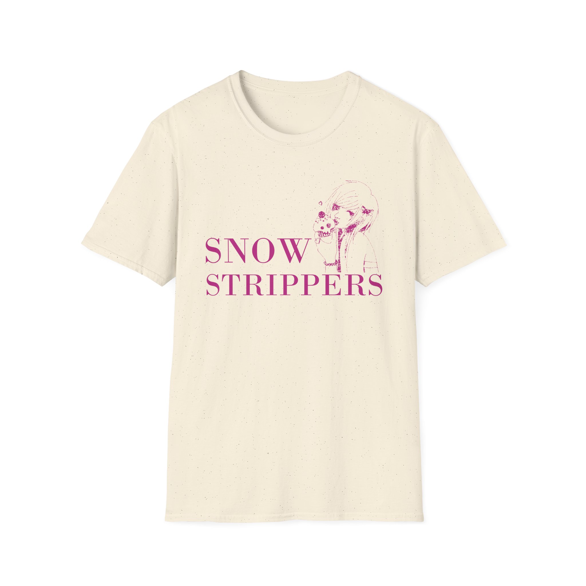 Snow Strippers Unisex Softstyle T-Shirt - Image 7