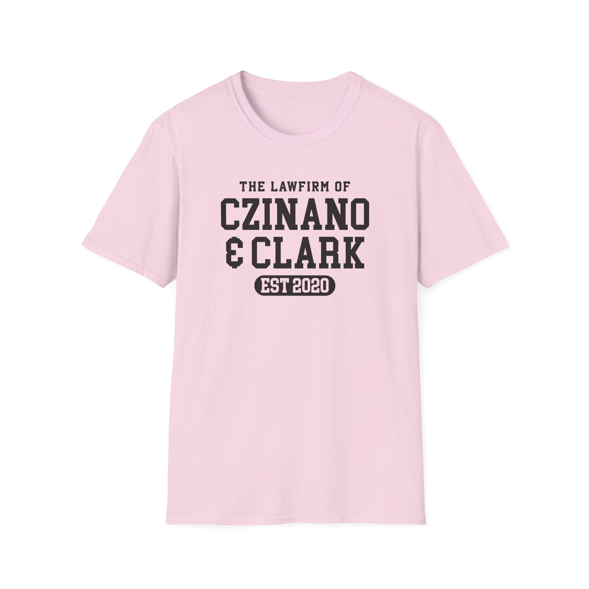 Caitlin Clark The law firm of Czinano & Clark Unisex Softstyle T-Shirt - Image 21