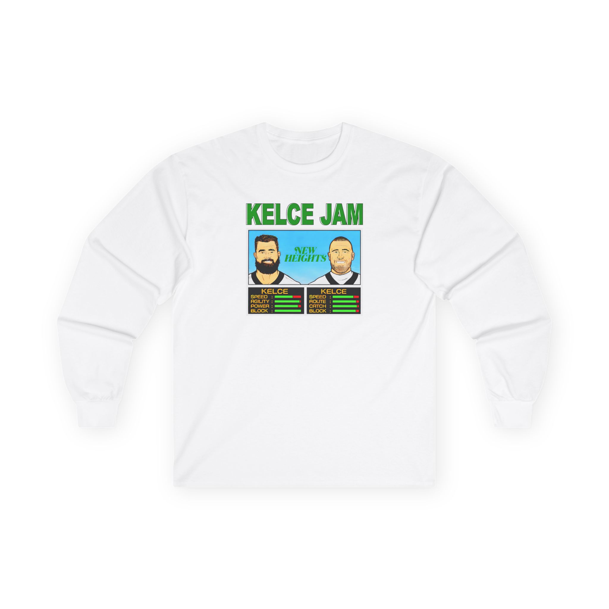 New Heights Kelce Jam Jason And Travis Unisex Ultra Cotton Long Sleeve Tee - Image 3