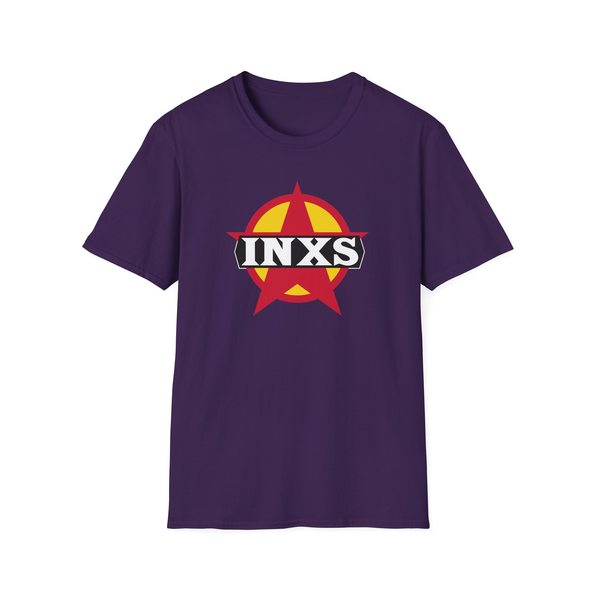 Inxs Vintage Star Logo Unisex Softstyle T-Shirt - Image 9