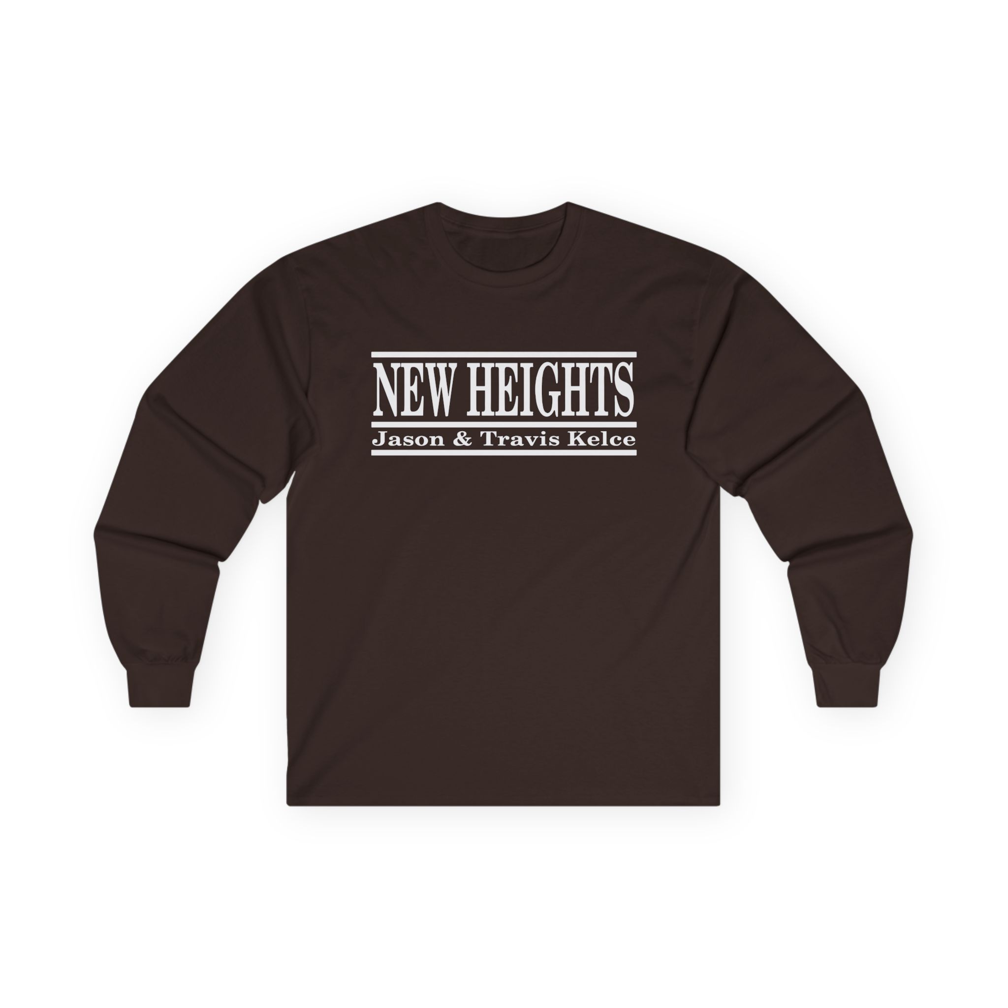 New Heights Jason And Travis Kelce Unisex Ultra Cotton Long Sleeve Tee - Image 7
