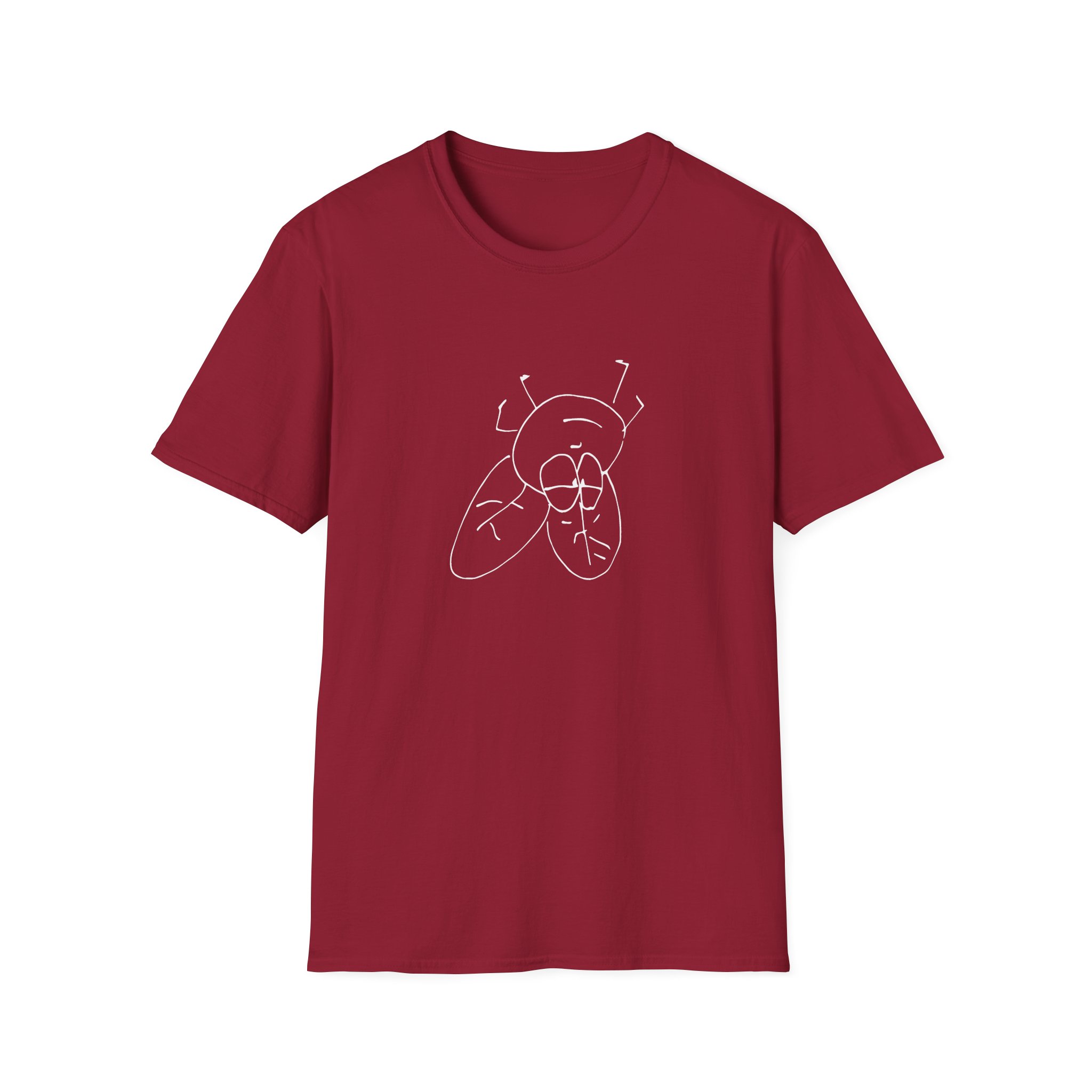Carl Barron Upside Down Flies Unisex Softstyle T-Shirt - Image 25