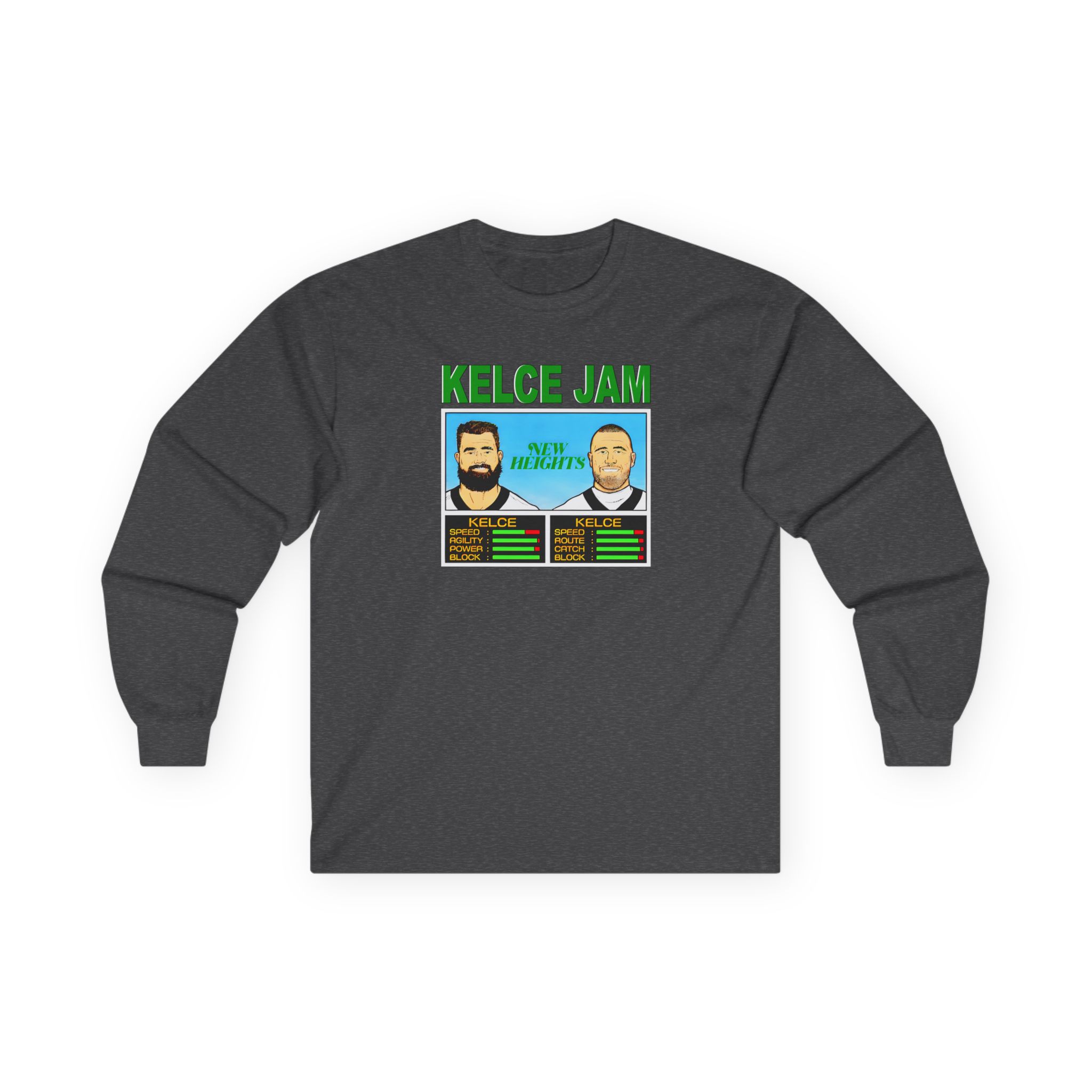 New Heights Kelce Jam Jason And Travis Unisex Ultra Cotton Long Sleeve Tee - Image 15