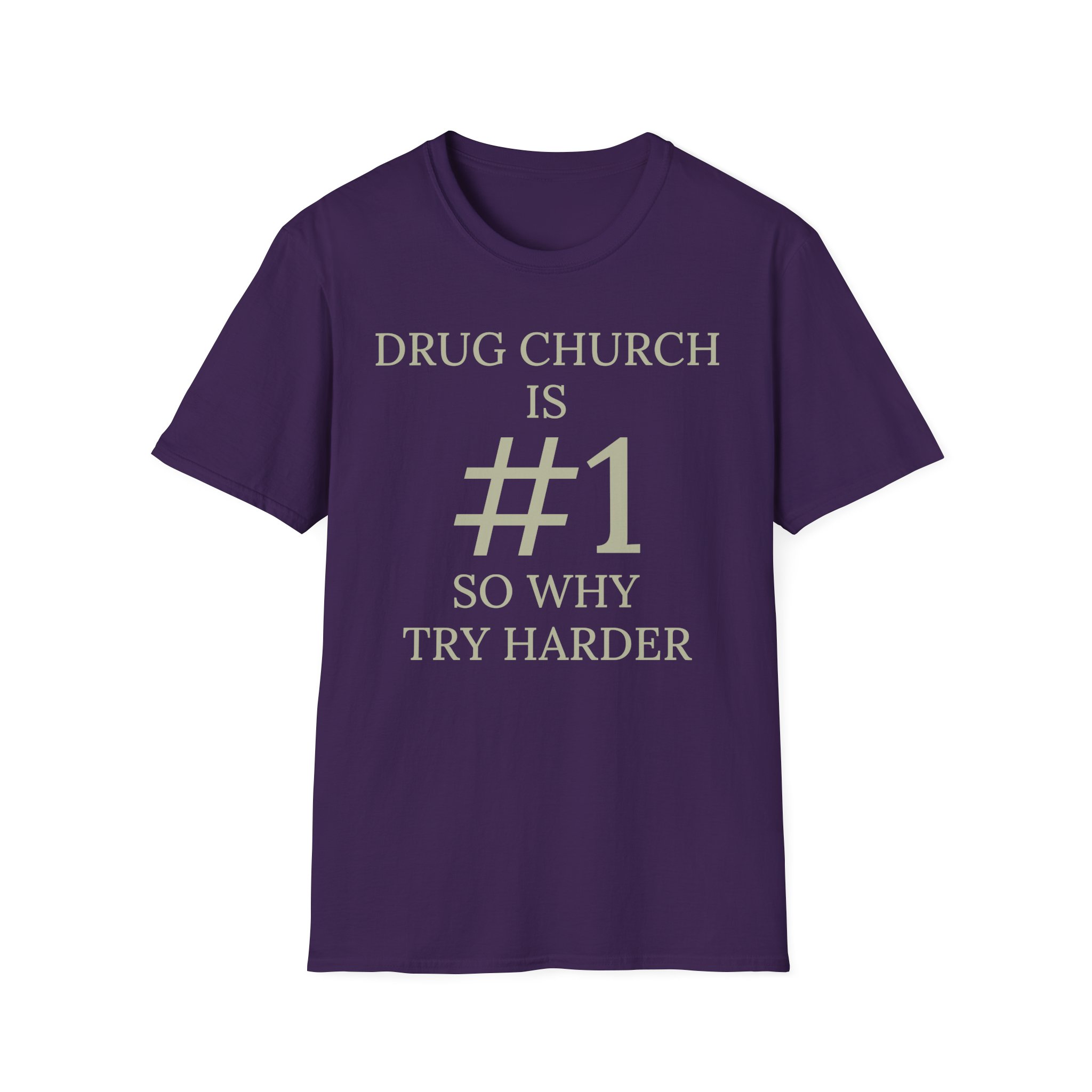 Drug Church Is Number 1 Unisex Softstyle T-Shirt - Image 17