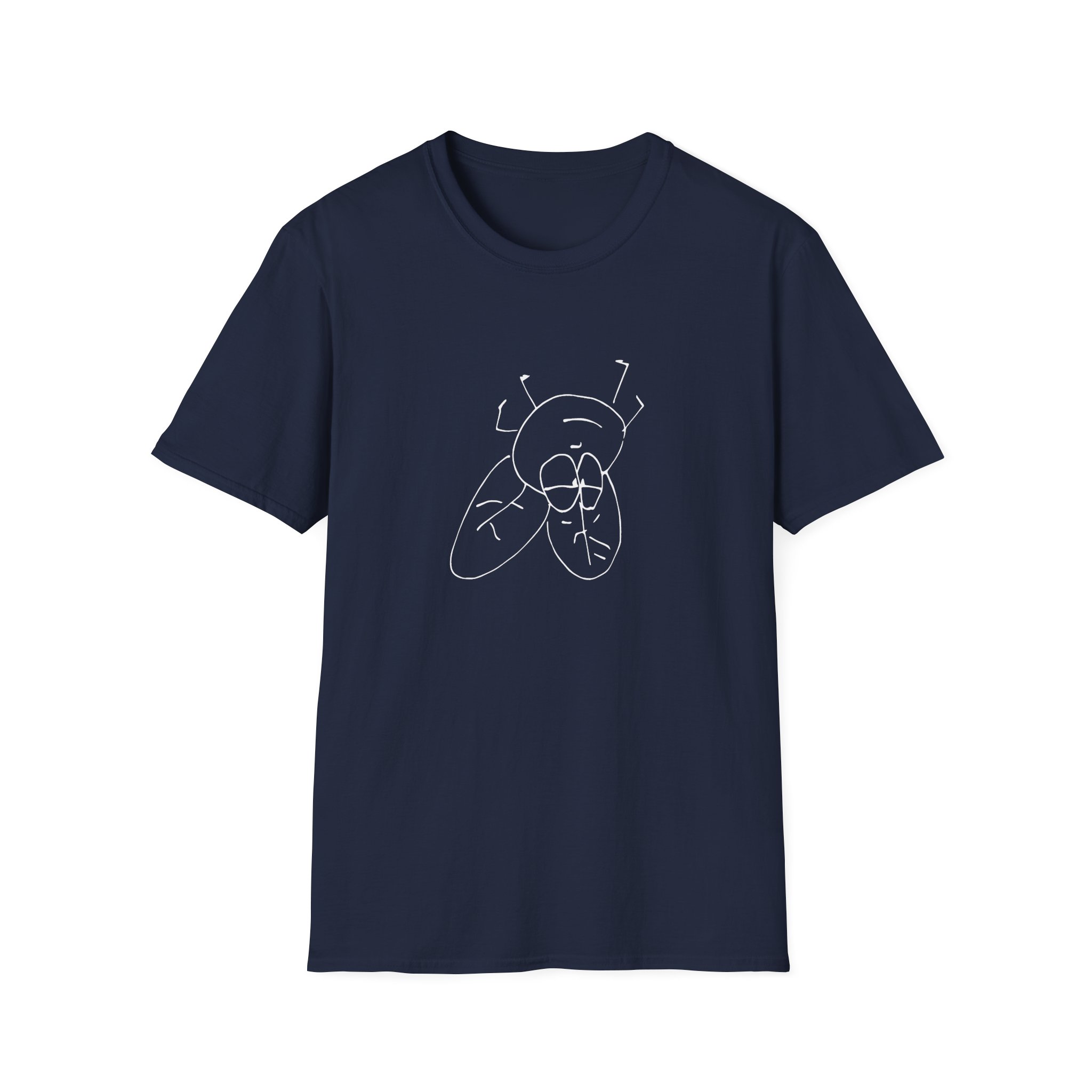 Carl Barron Upside Down Flies Unisex Softstyle T-Shirt - Image 17