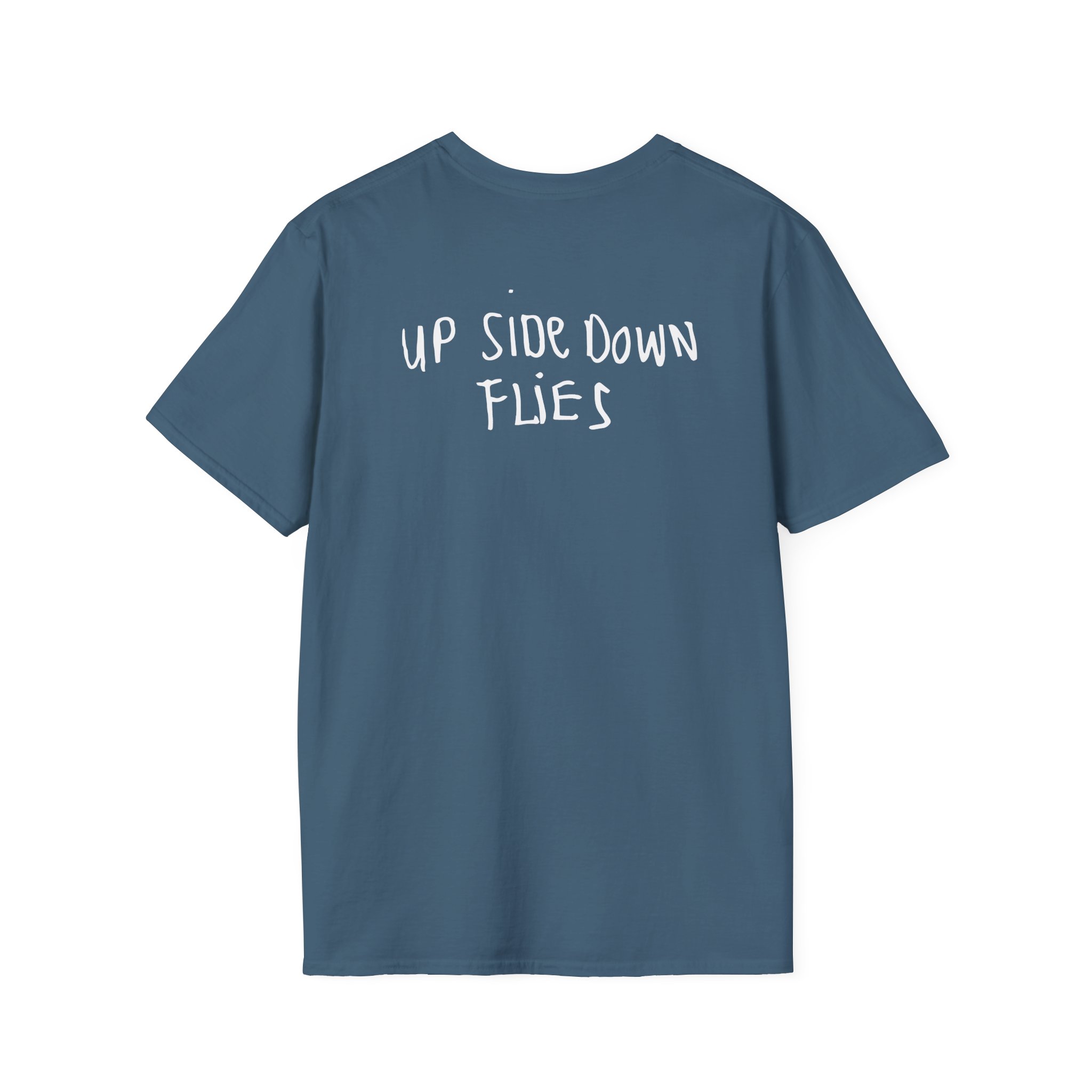 Carl Barron Upside Down Flies Unisex Softstyle T-Shirt - Image 12