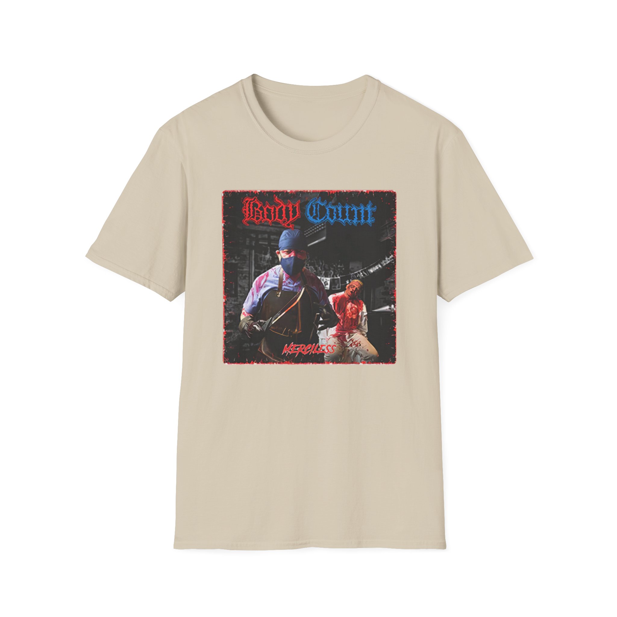 Body Count Merciless Album Unisex Softstyle T-Shirt - Image 5