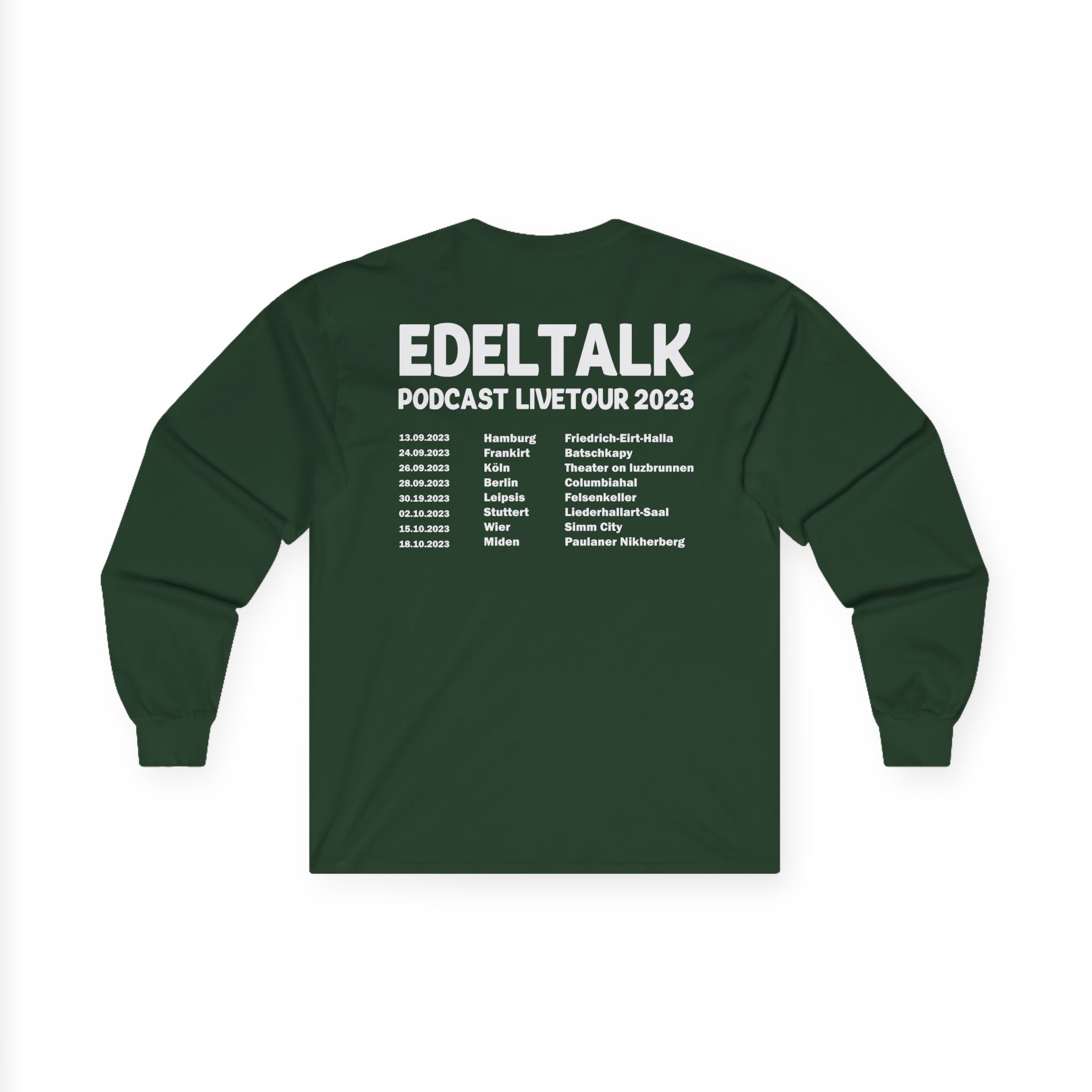 Edeltalk Podcast Livetour 2023 Unisex Ultra Cotton Long Sleeve Tee - Image 8
