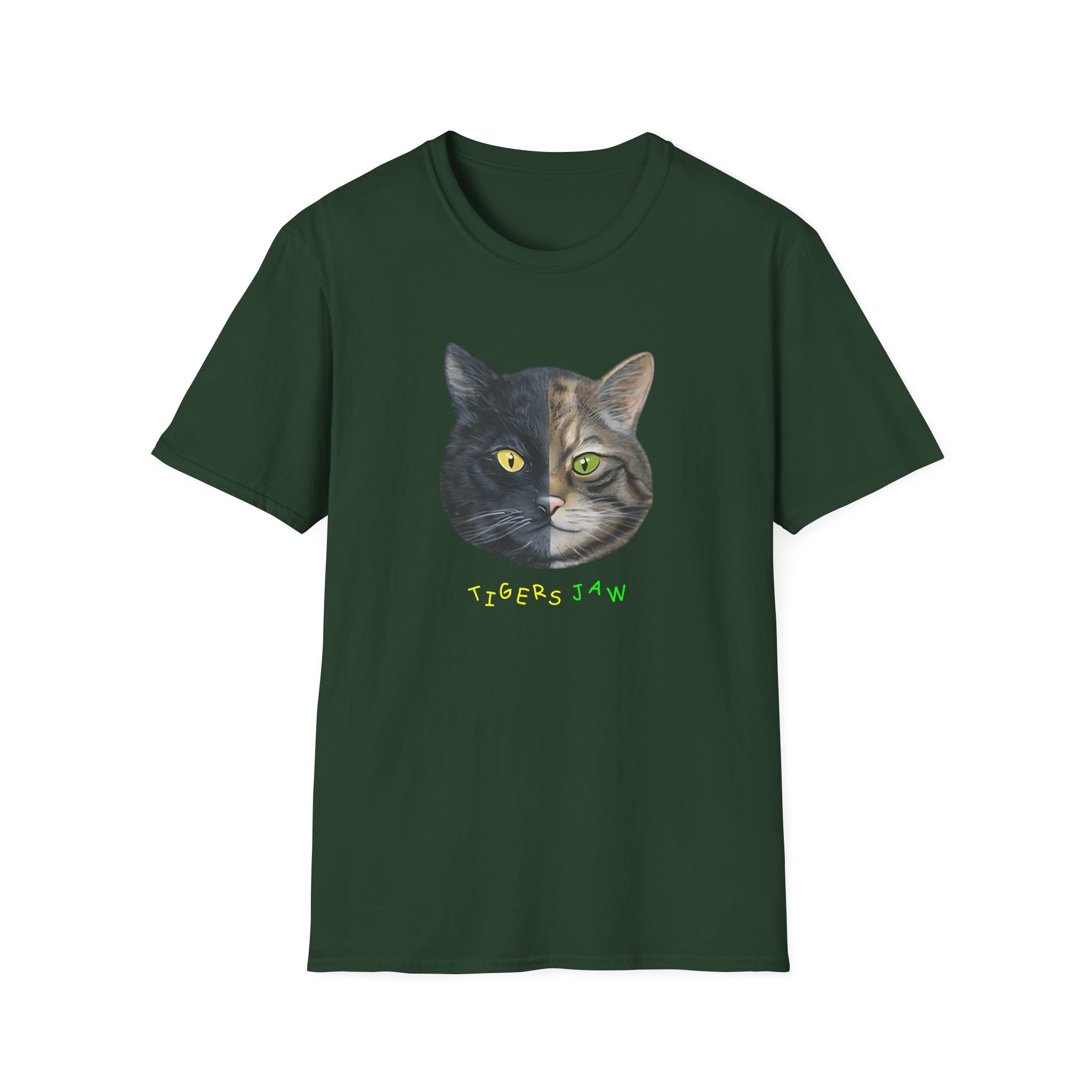 Tigers Jaw Cat Unisex Softstyle T-Shirt - Image 11