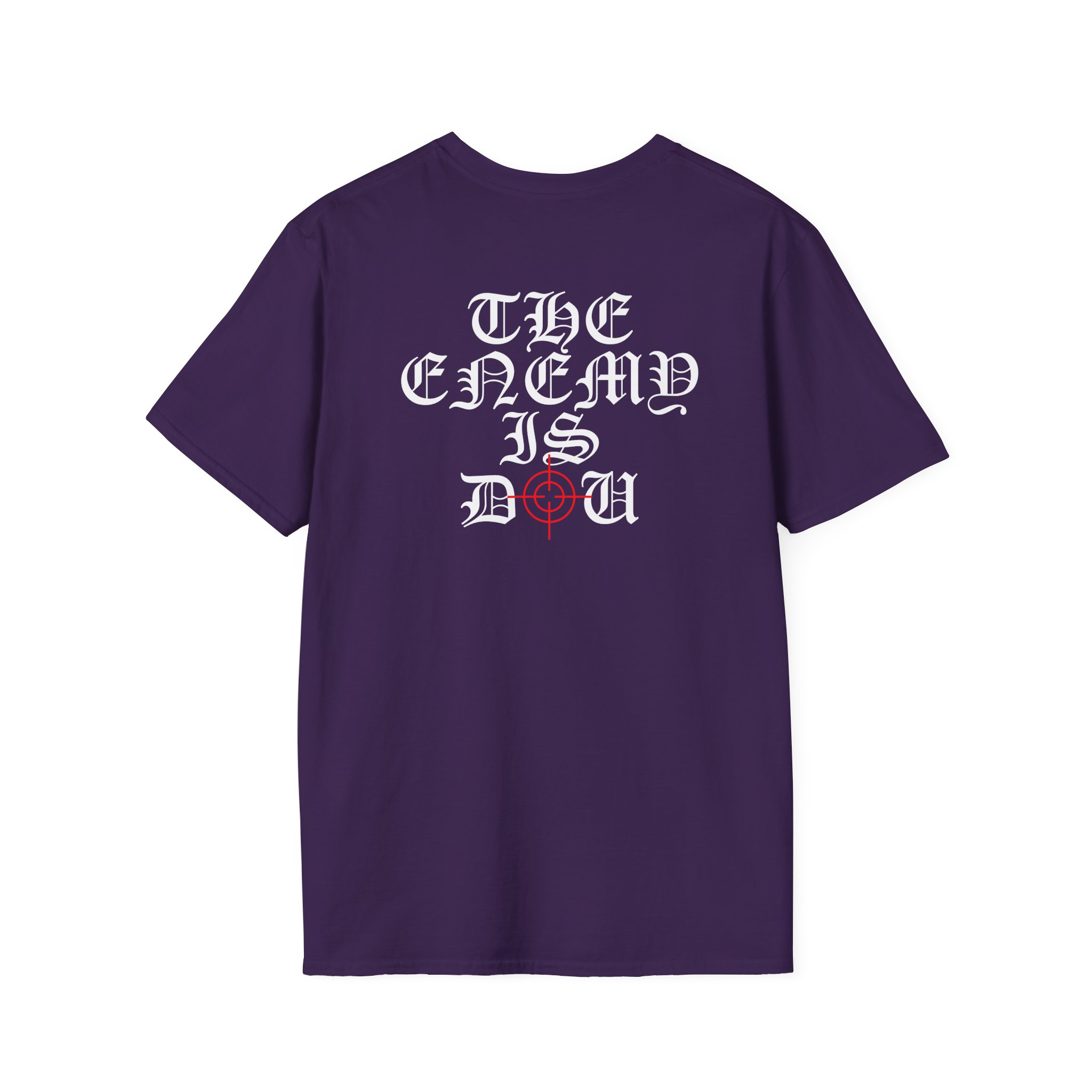 Harms Way The Enemy Is You Unisex Softstyle T-Shirt - Image 14