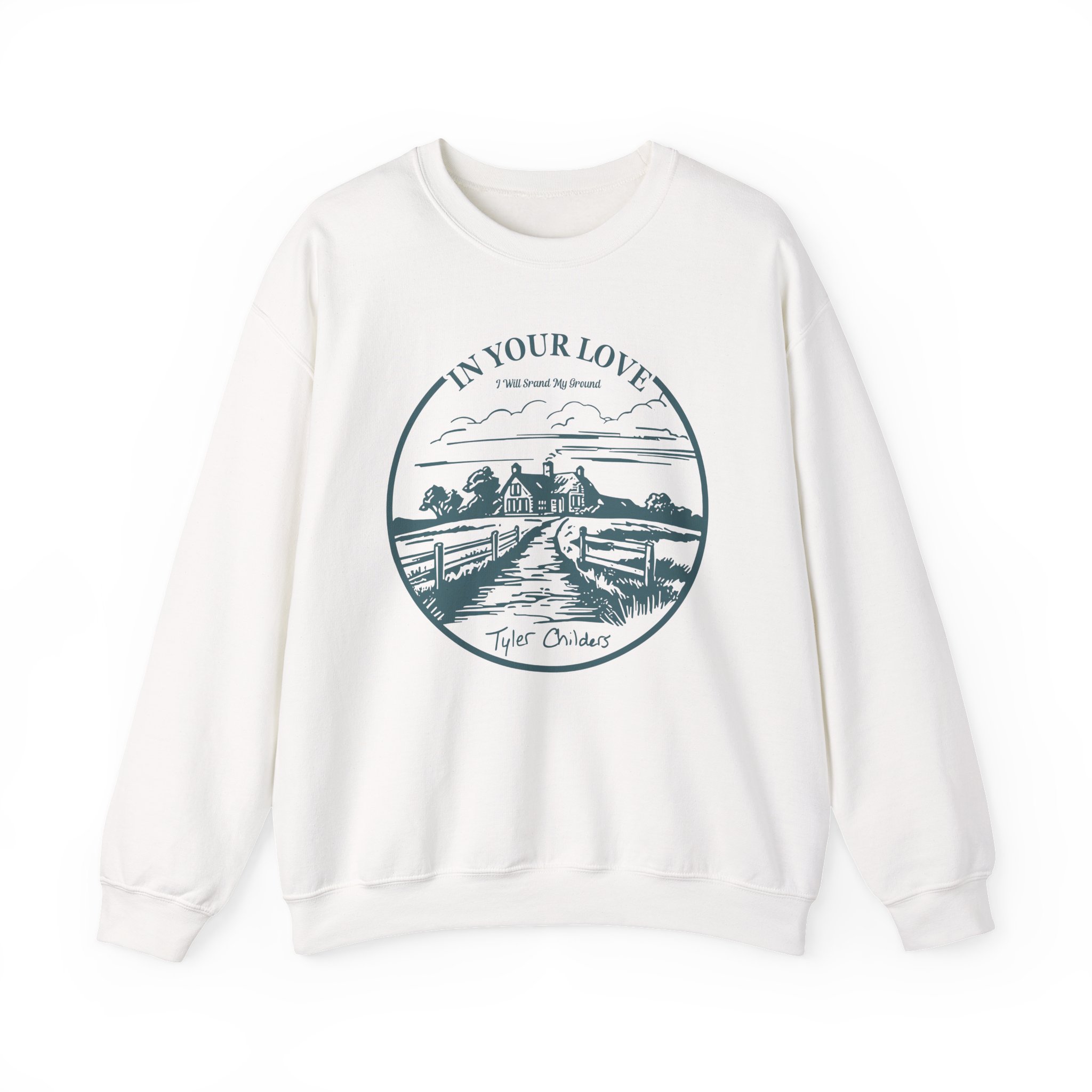 Tyler Childers in Your Love Unisex Heavy Blend™ Crewneck Sweatshirt