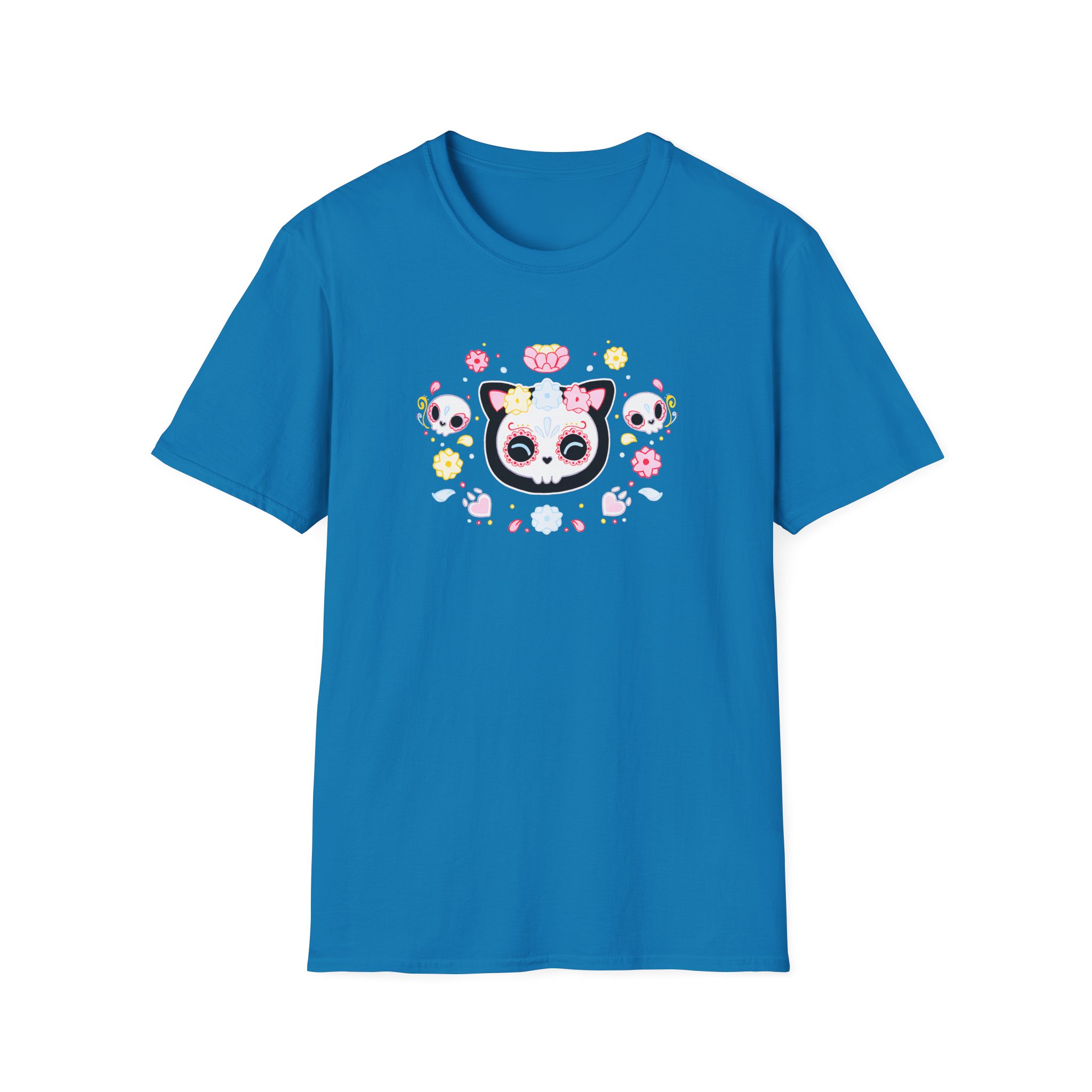 Aphmau Sugar Skull Cat Unisex Softstyle T-Shirt - Image 13