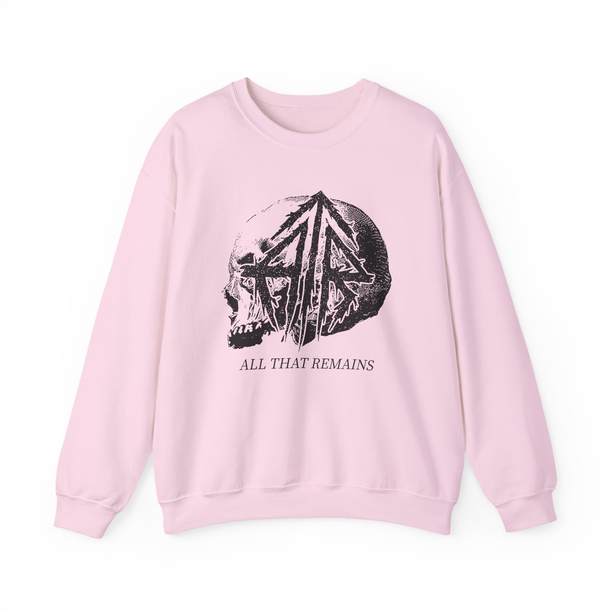 All That Remains Tie Dye Skull Unisex Heavy Blend™ Crewneck Sweatshirt - Image 13