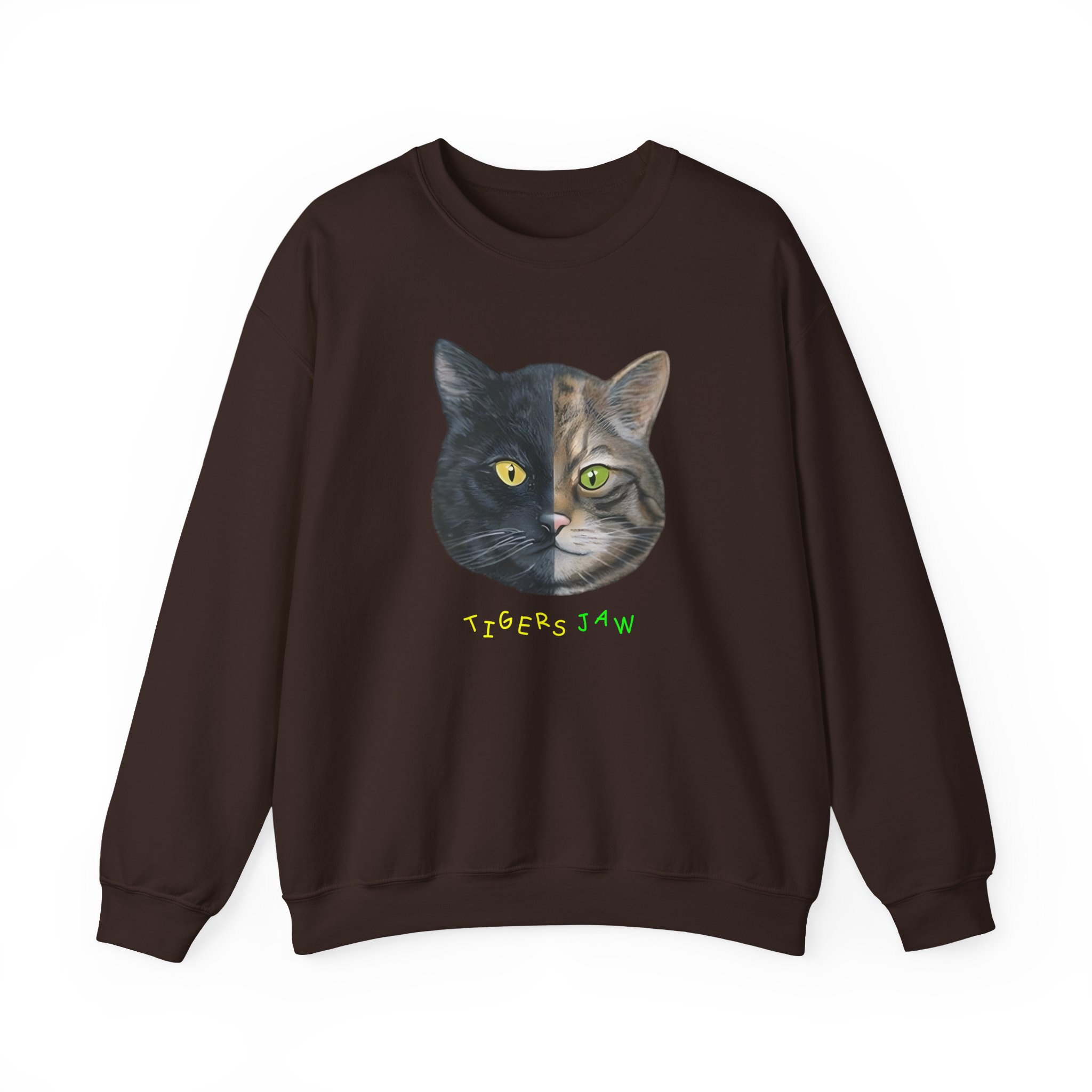 Tigers Jaw Cat Unisex Heavy Blend™ Crewneck Sweatshirt - Image 7