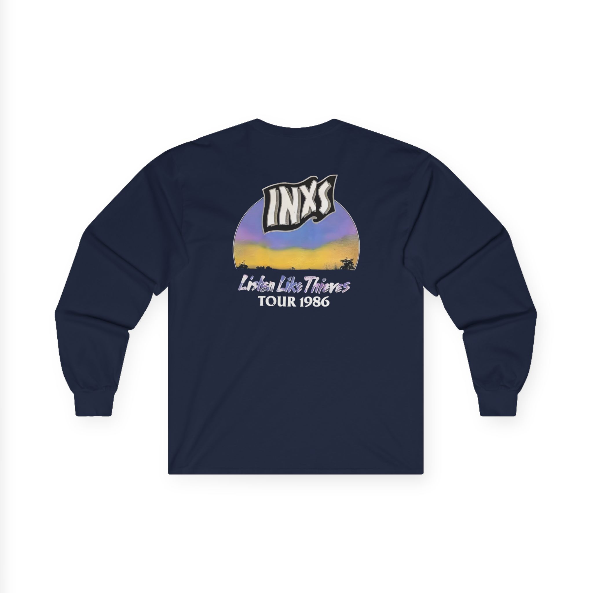 Inxs Llt Tour Unisex Ultra Cotton Long Sleeve Tee - Image 6