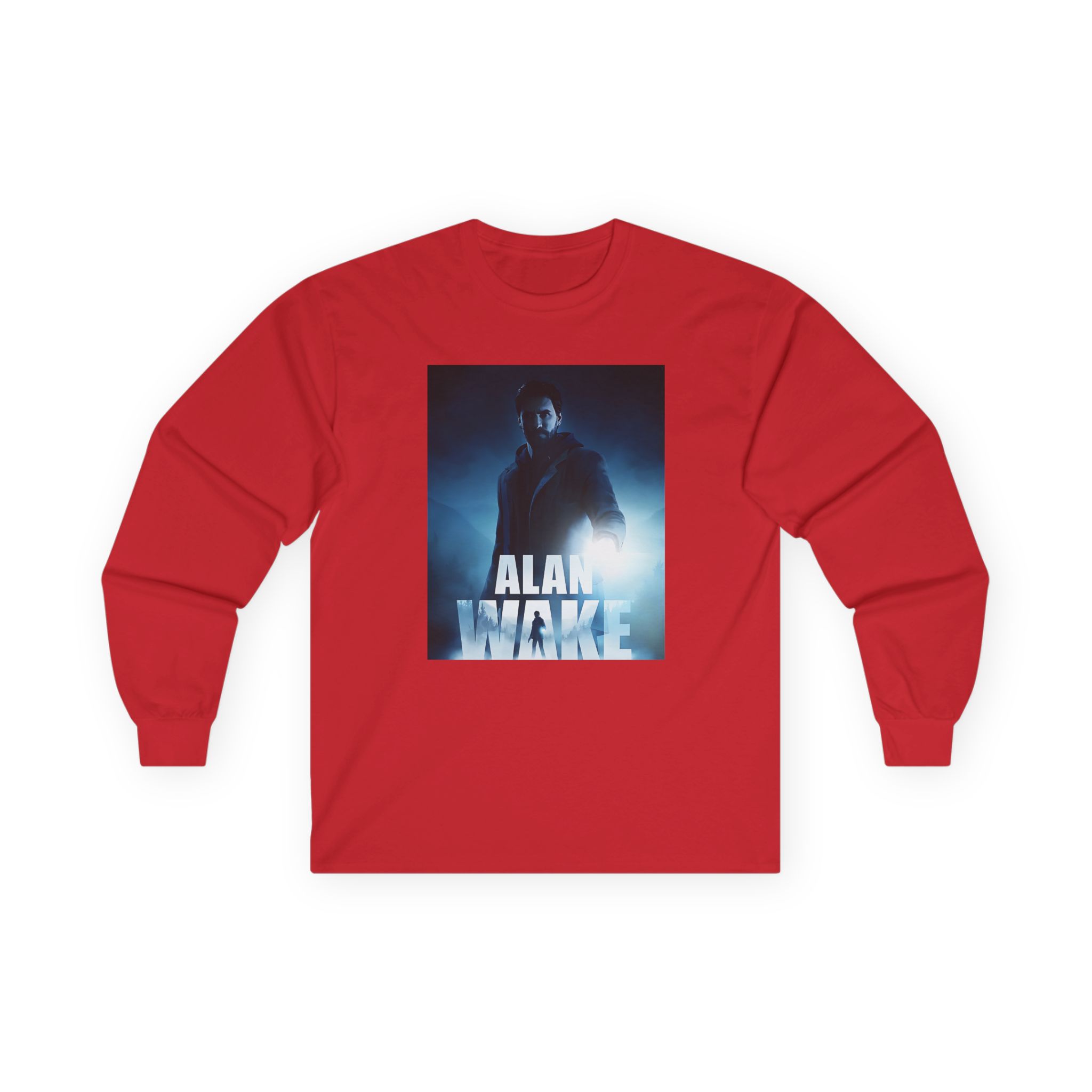 Alan Wake Character Unisex Ultra Cotton Long Sleeve Tee - Image 21
