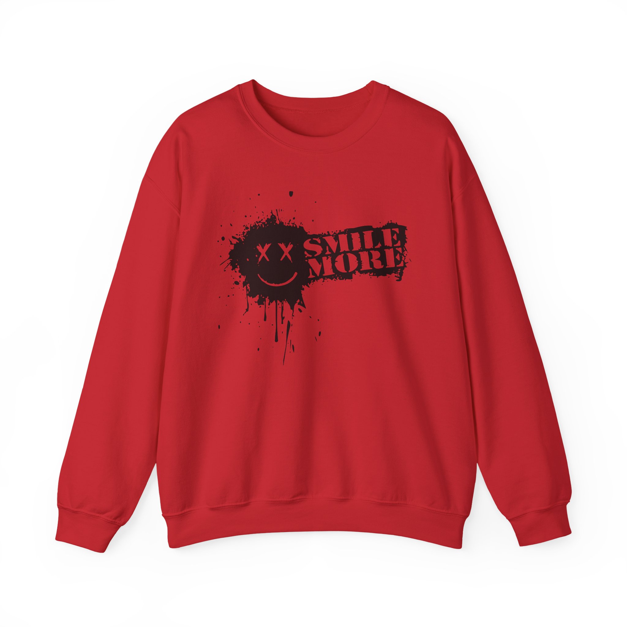 Roman Atwood Smile More Splatter Unisex Heavy Blend™ Crewneck Sweatshirt - Image 15