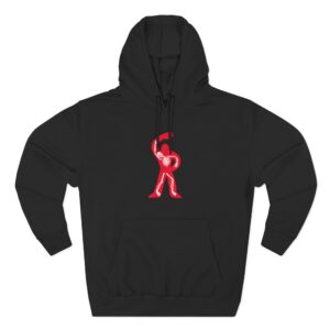 Lord Huron Dancing Skeleton Three-Panel Fleece Hoodie